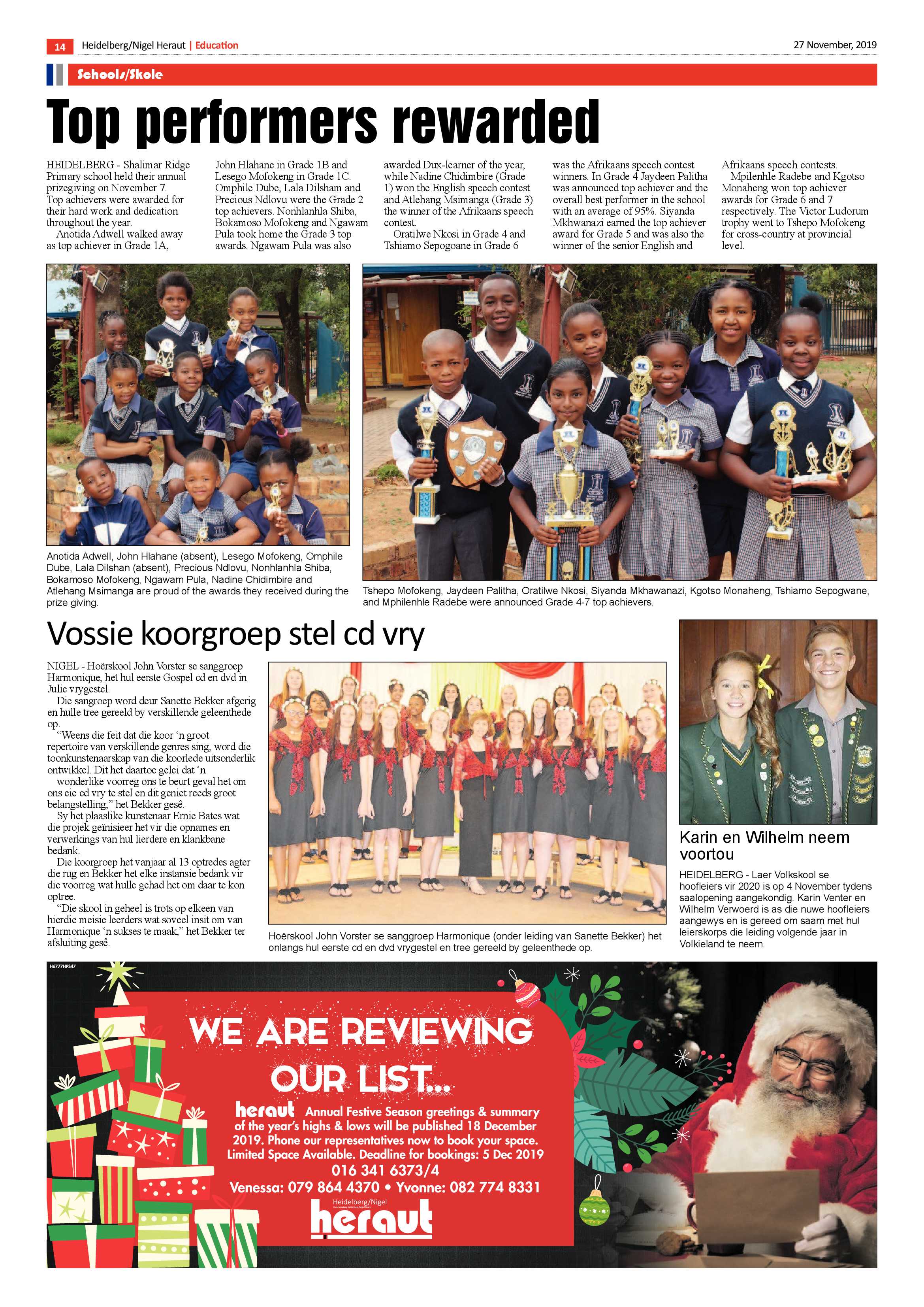 Heidelberg Heraut 28 November 2019 page 14