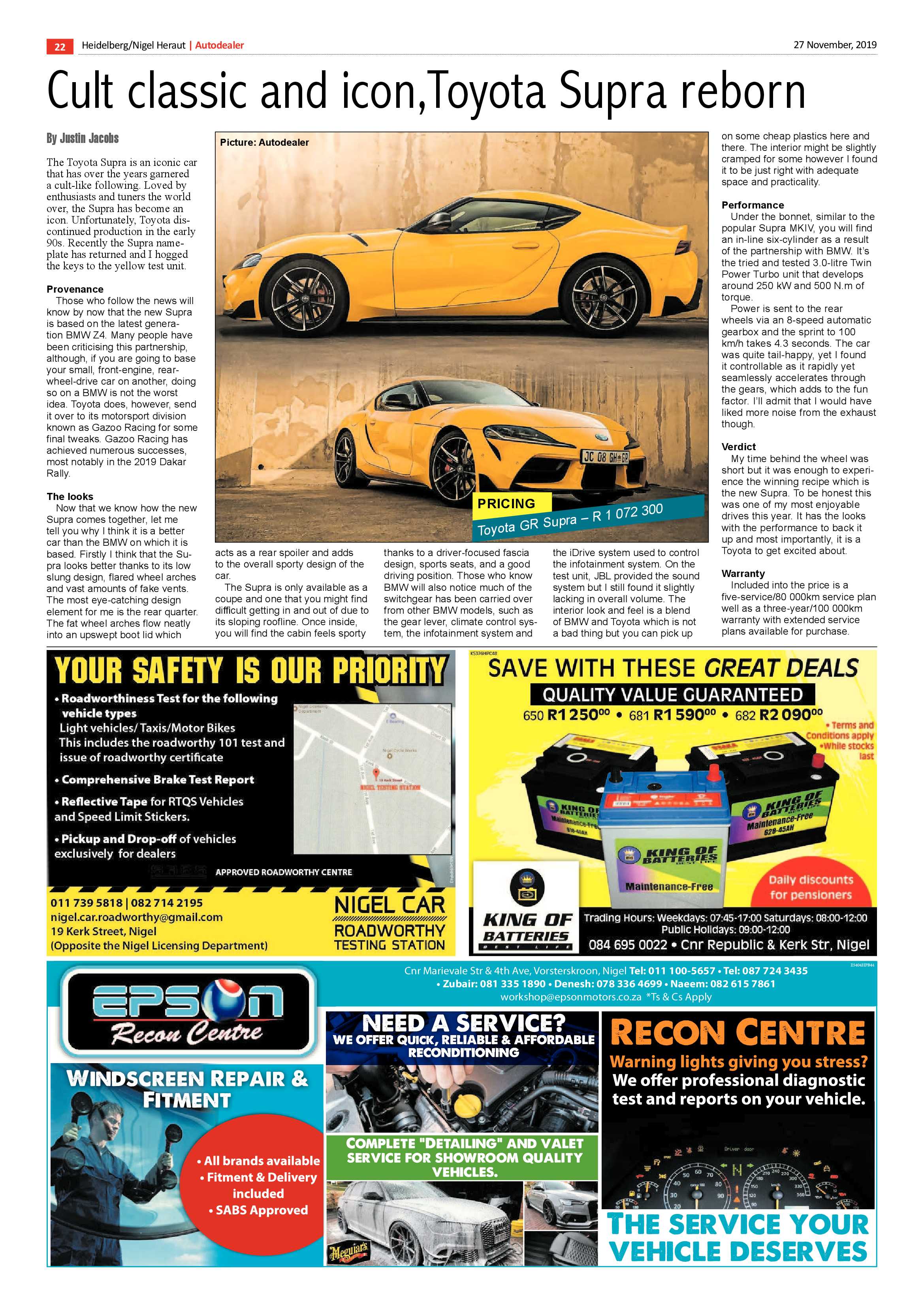 Heidelberg Heraut 28 November 2019 page 22