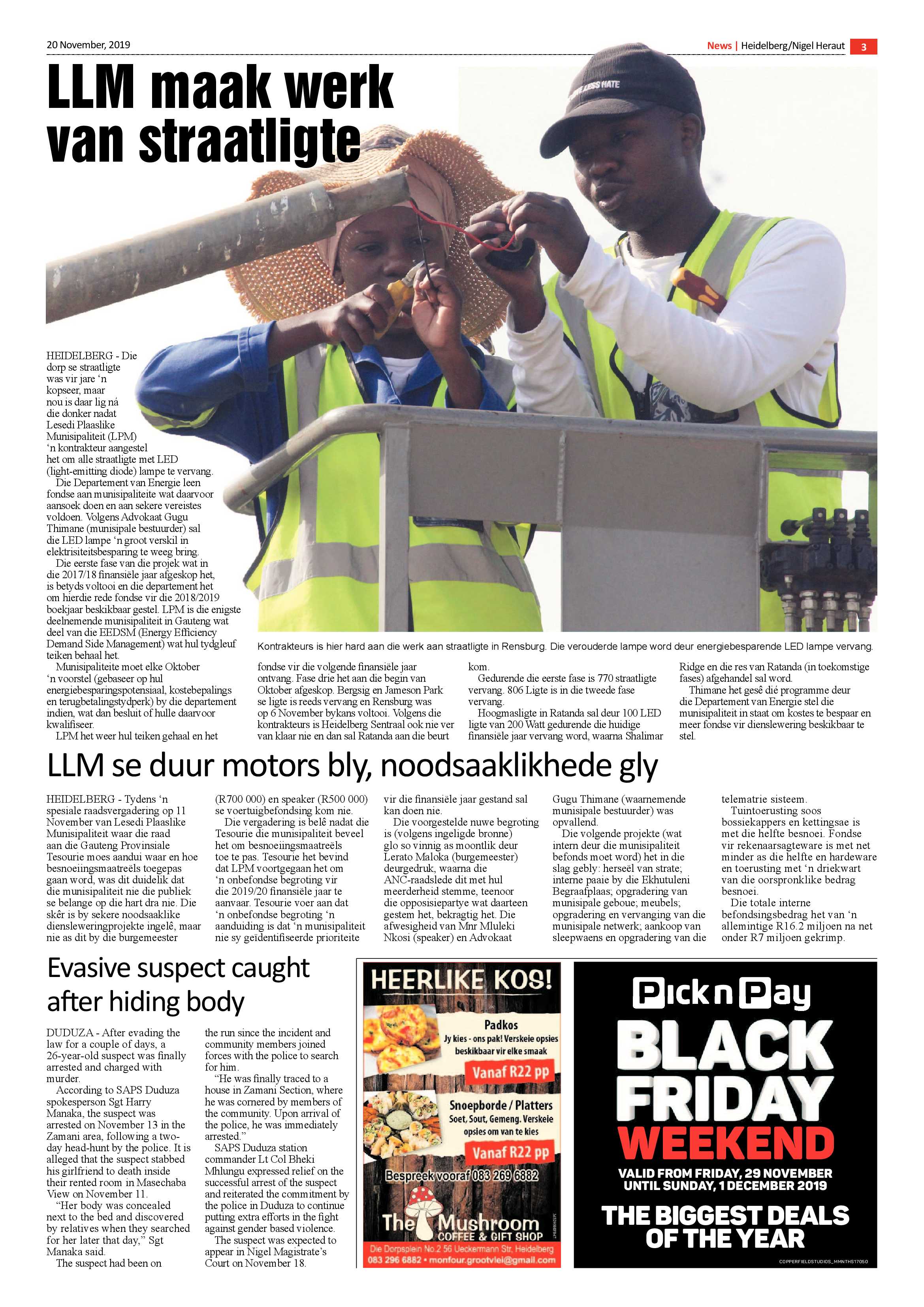 Heidelberg Heraut News 22 November 2019 page 3