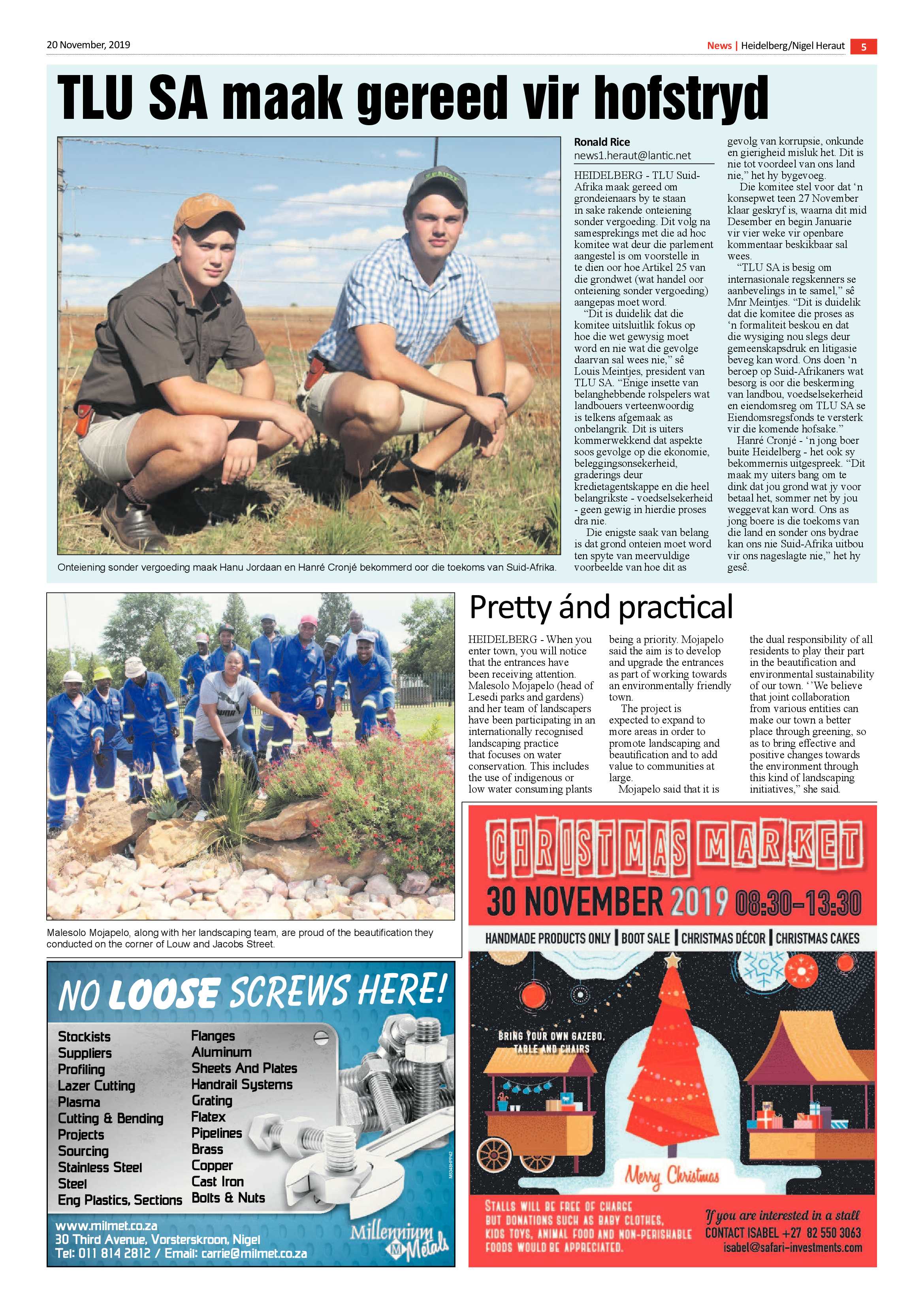 Heidelberg Heraut News 22 November 2019 page 5