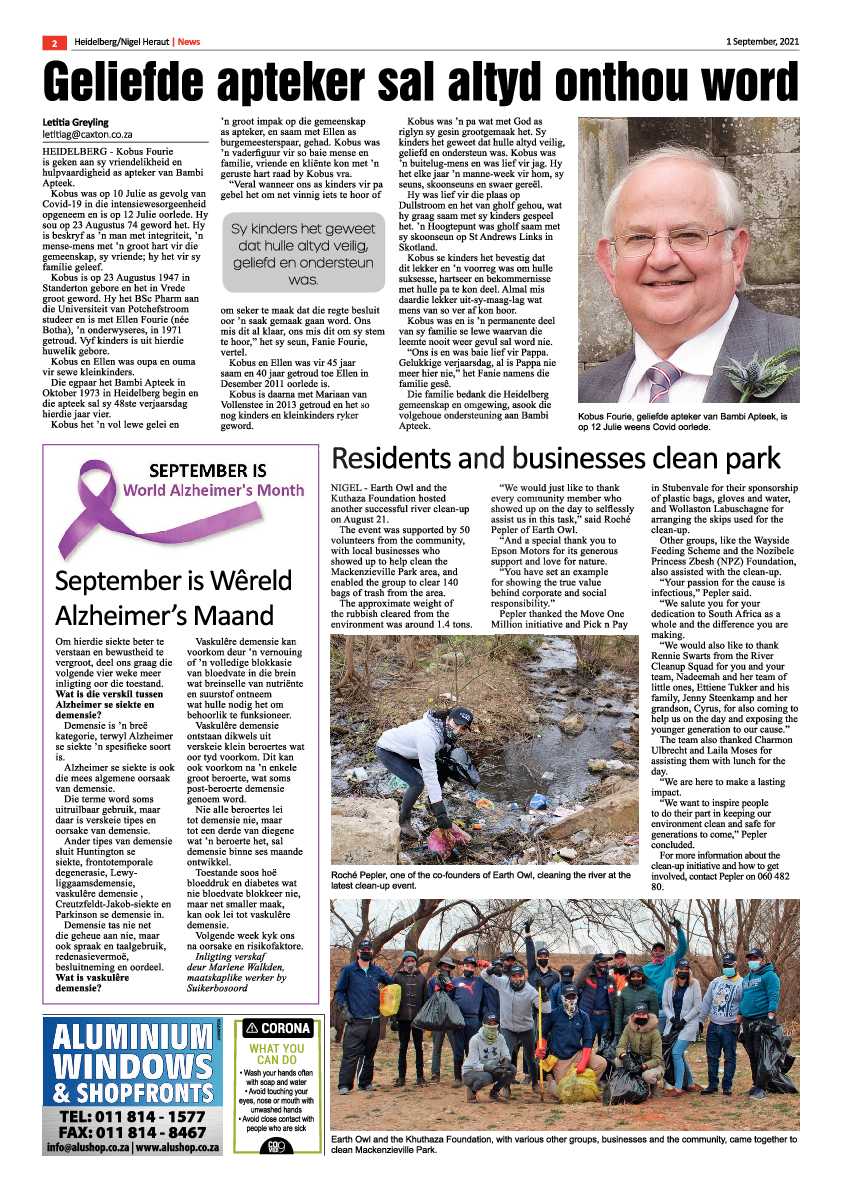 Heidelberg Nigel Herald 01 September 2021 page 2