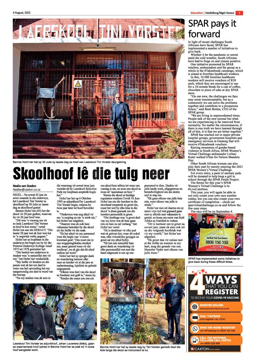 Heidelberg Nigel Herald 04 August 2021 page 7