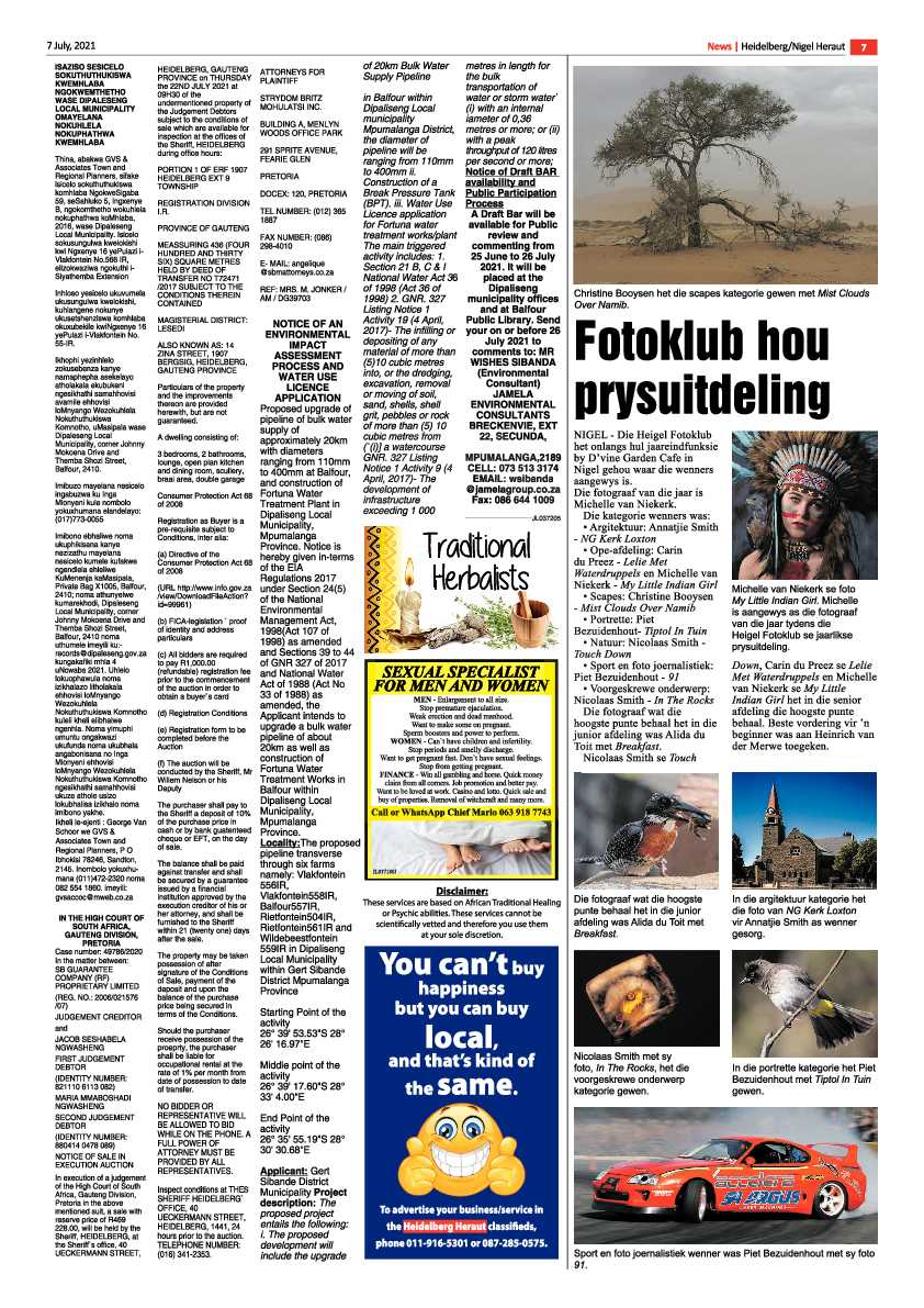 Heidelberg Nigel Herald 07 July 2021 page 7