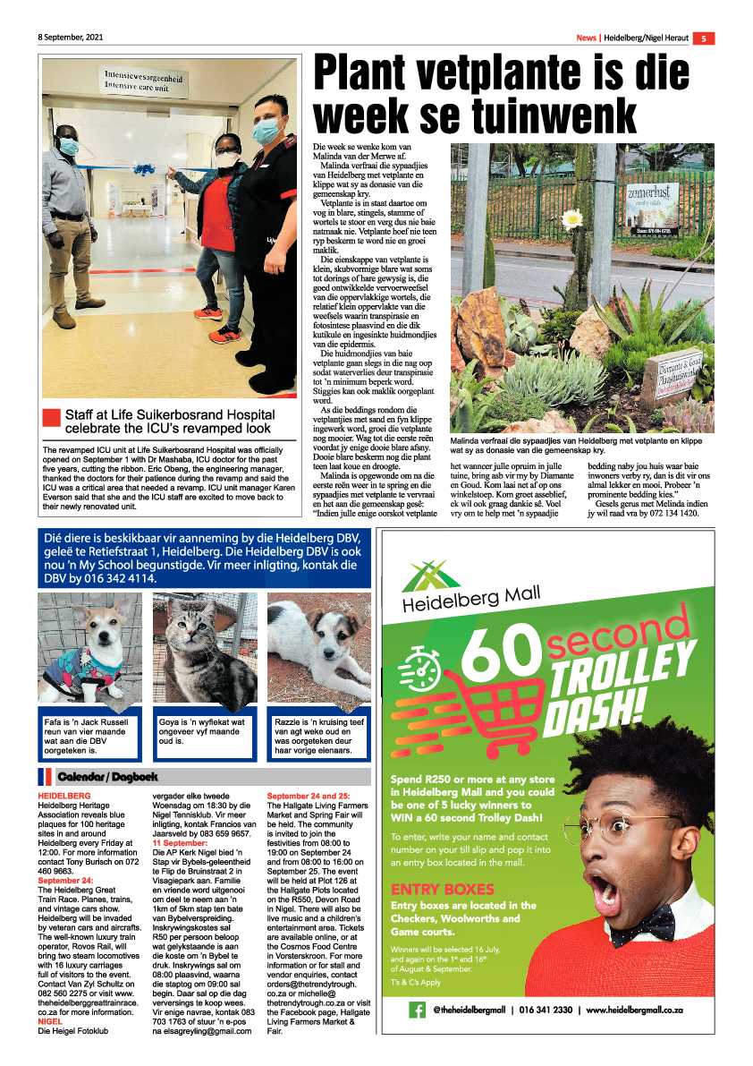 Heidelberg Nigel Herald 08 September 2021 page 5