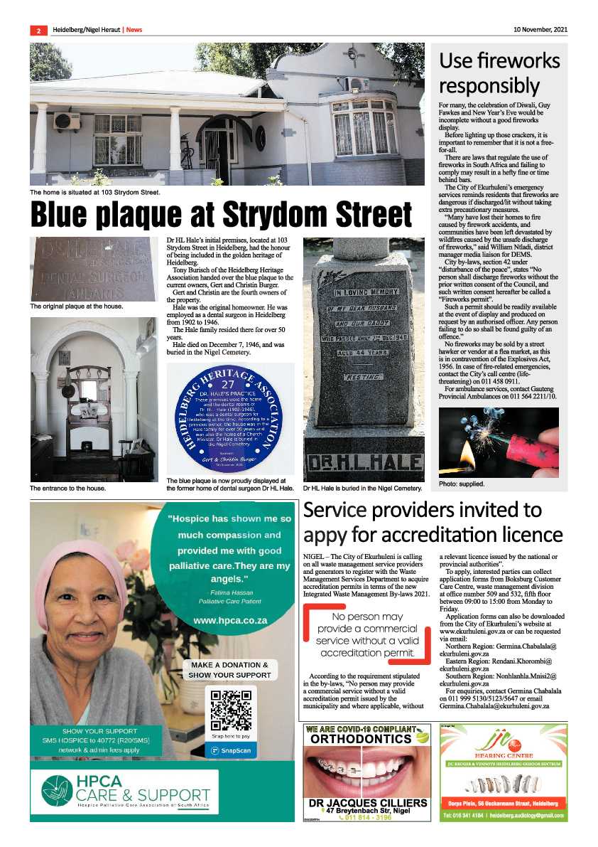 Heidelberg Nigel Herald 10 November 2021 page 2