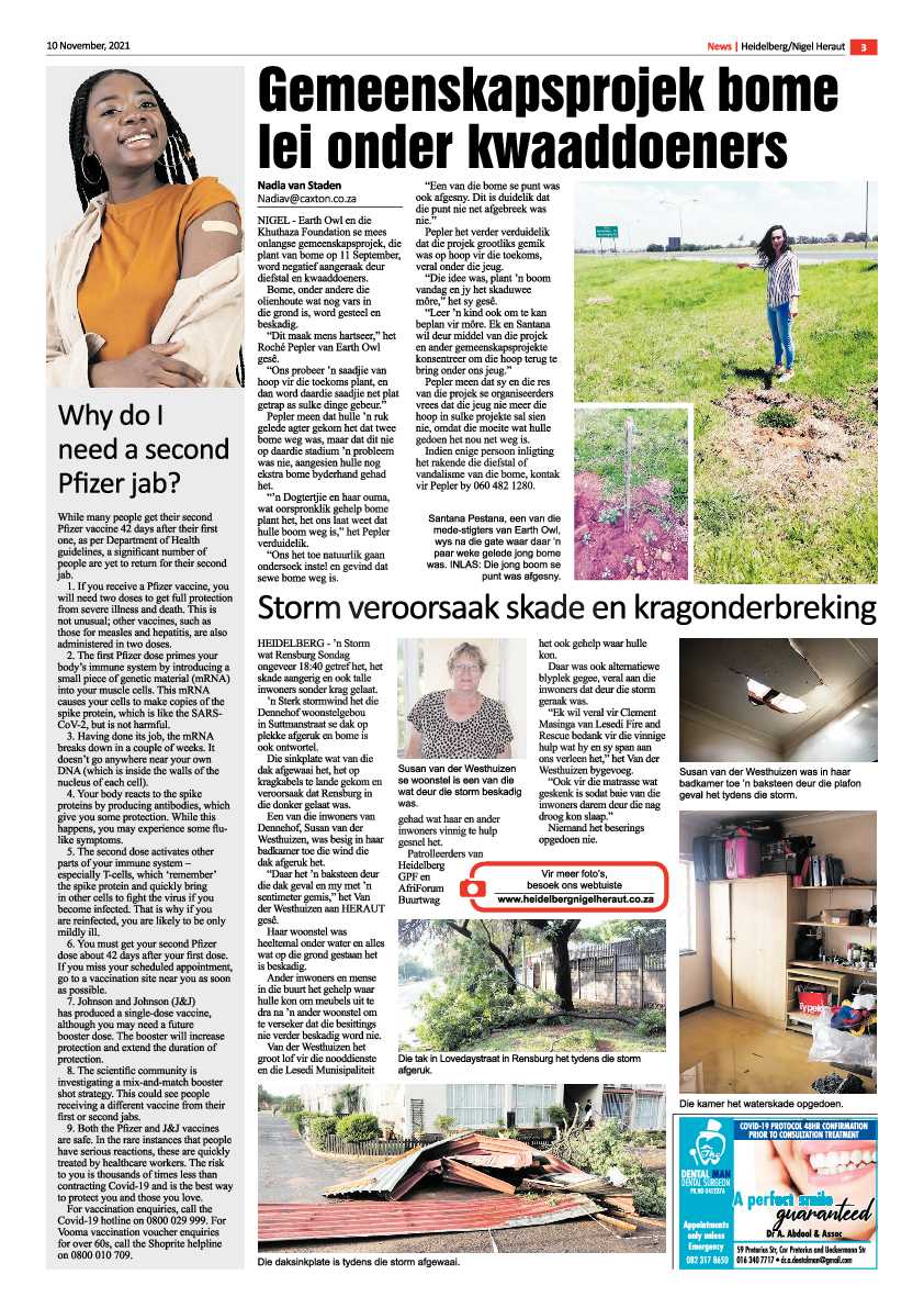 Heidelberg Nigel Herald 10 November 2021 page 3