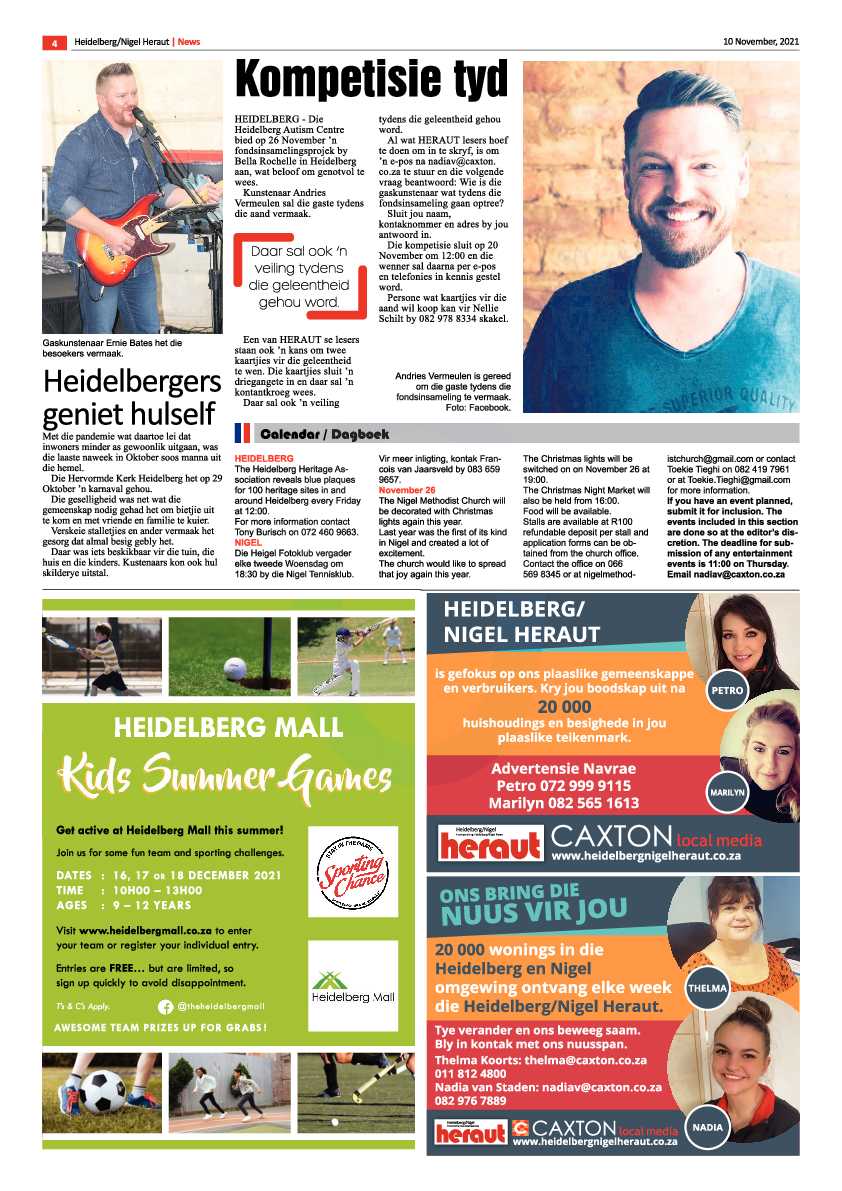 Heidelberg Nigel Herald 10 November 2021 page 4