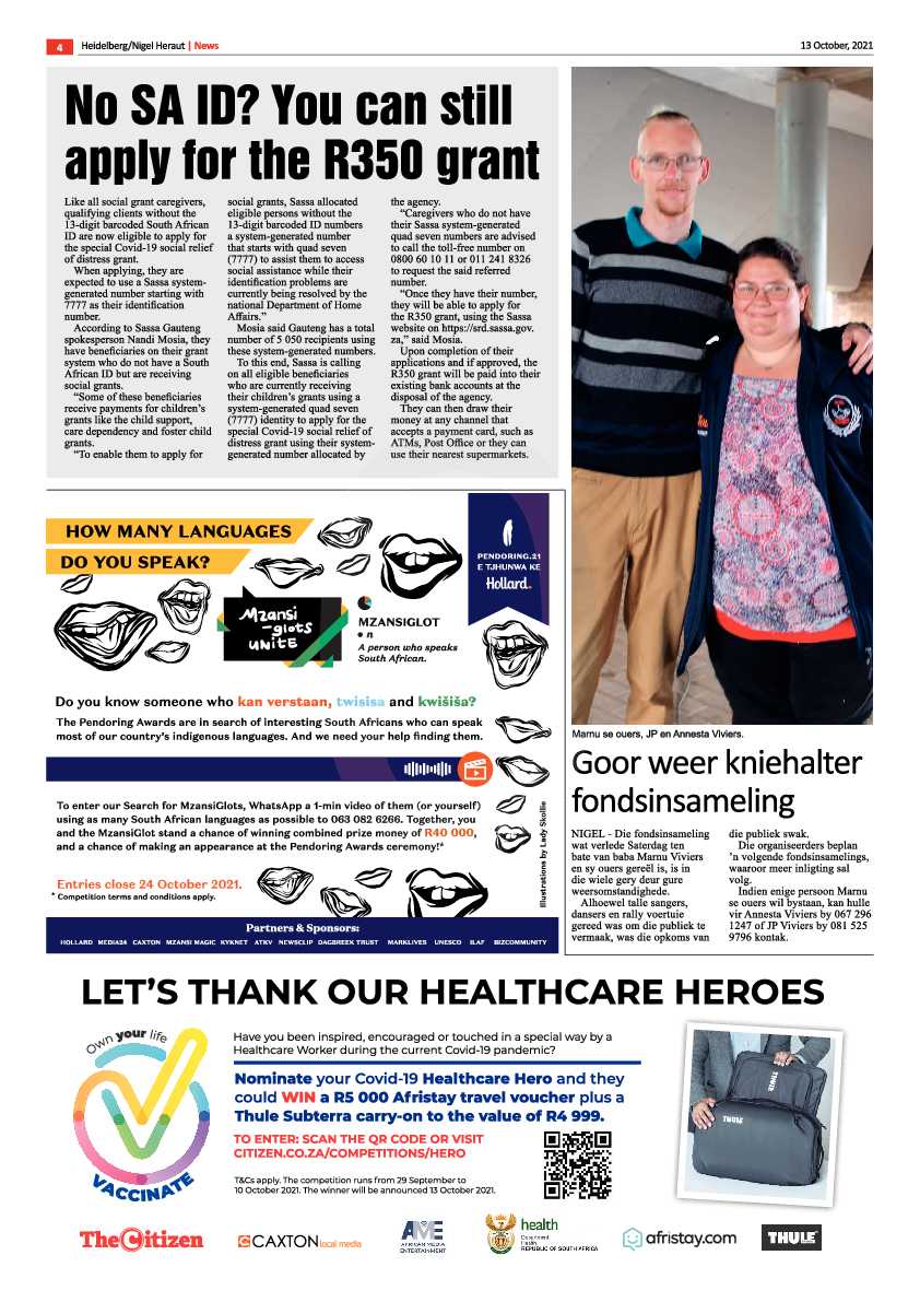 Heidelberg Nigel Herald 13 October 2021 page 4