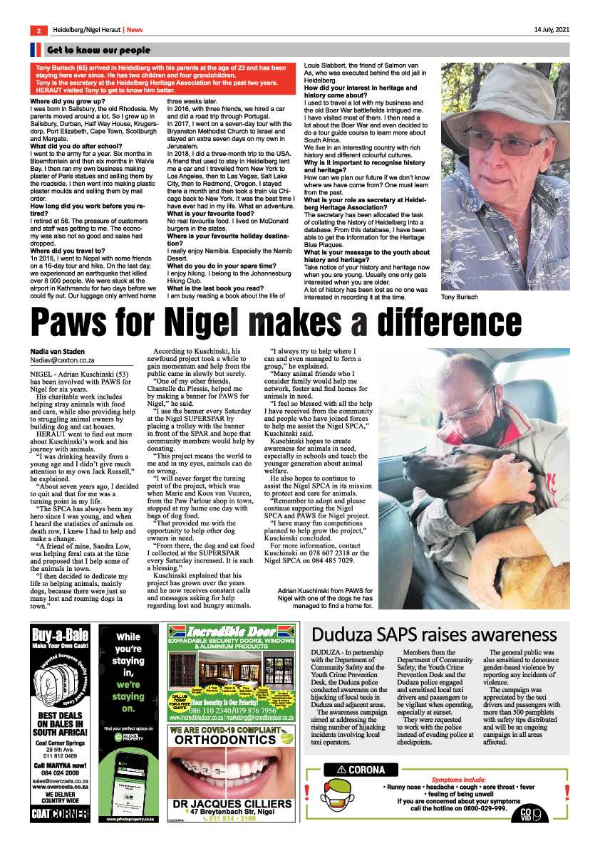 Heidelberg Nigel Herald 14 July 2021 page 2