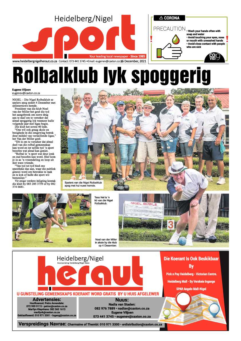 Heidelberg Nigel Herald 15 December 2021 page 12