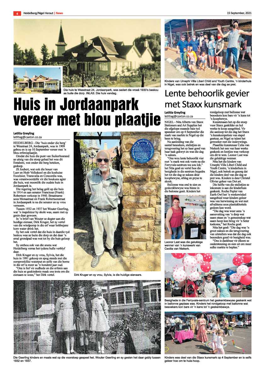 Heidelberg Nigel Herald 15 September 2021 page 4