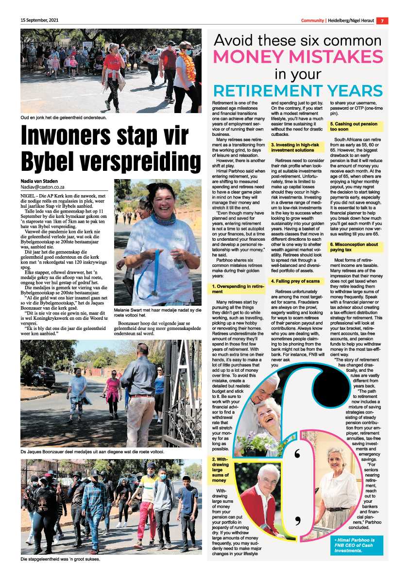 Heidelberg Nigel Herald 15 September 2021 page 7