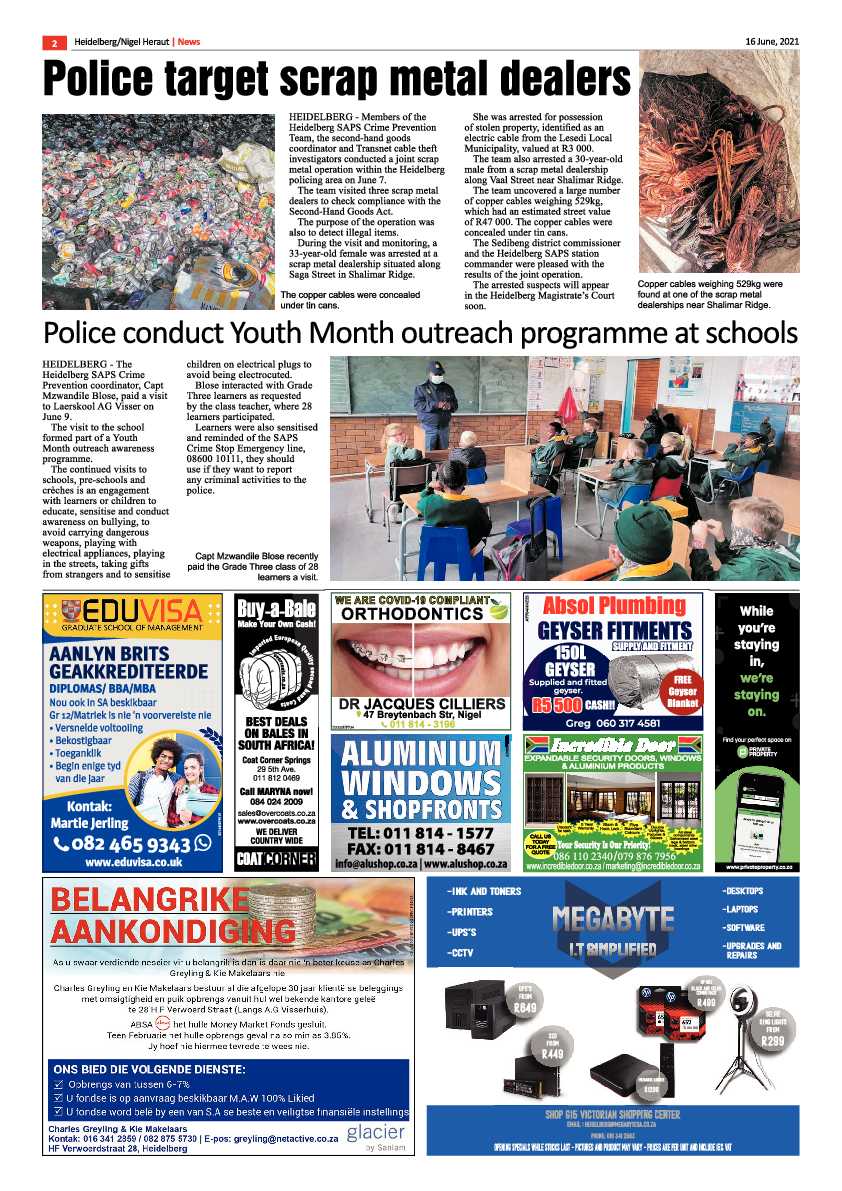 Heidelberg Nigel Herald 16 June 2021 page 2
