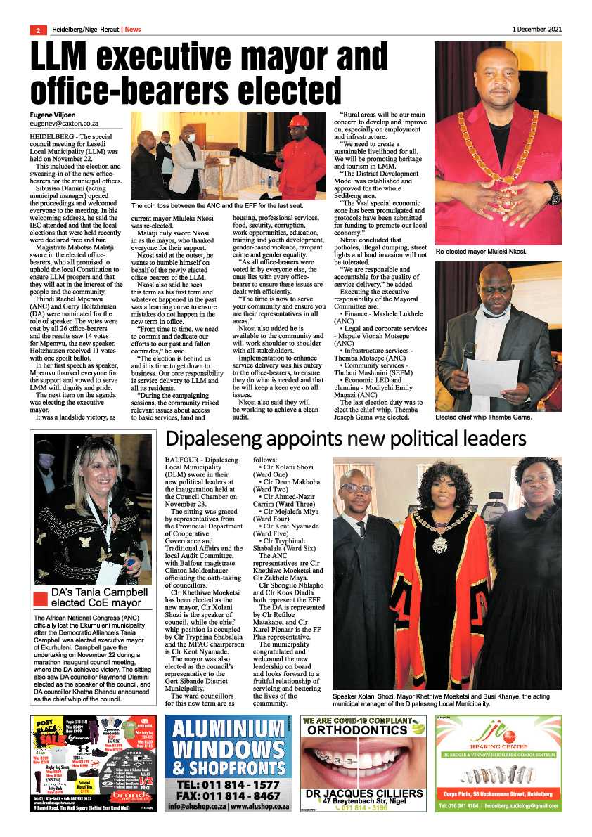 Heidelberg Nigel Herald 1 December 2021 page 2