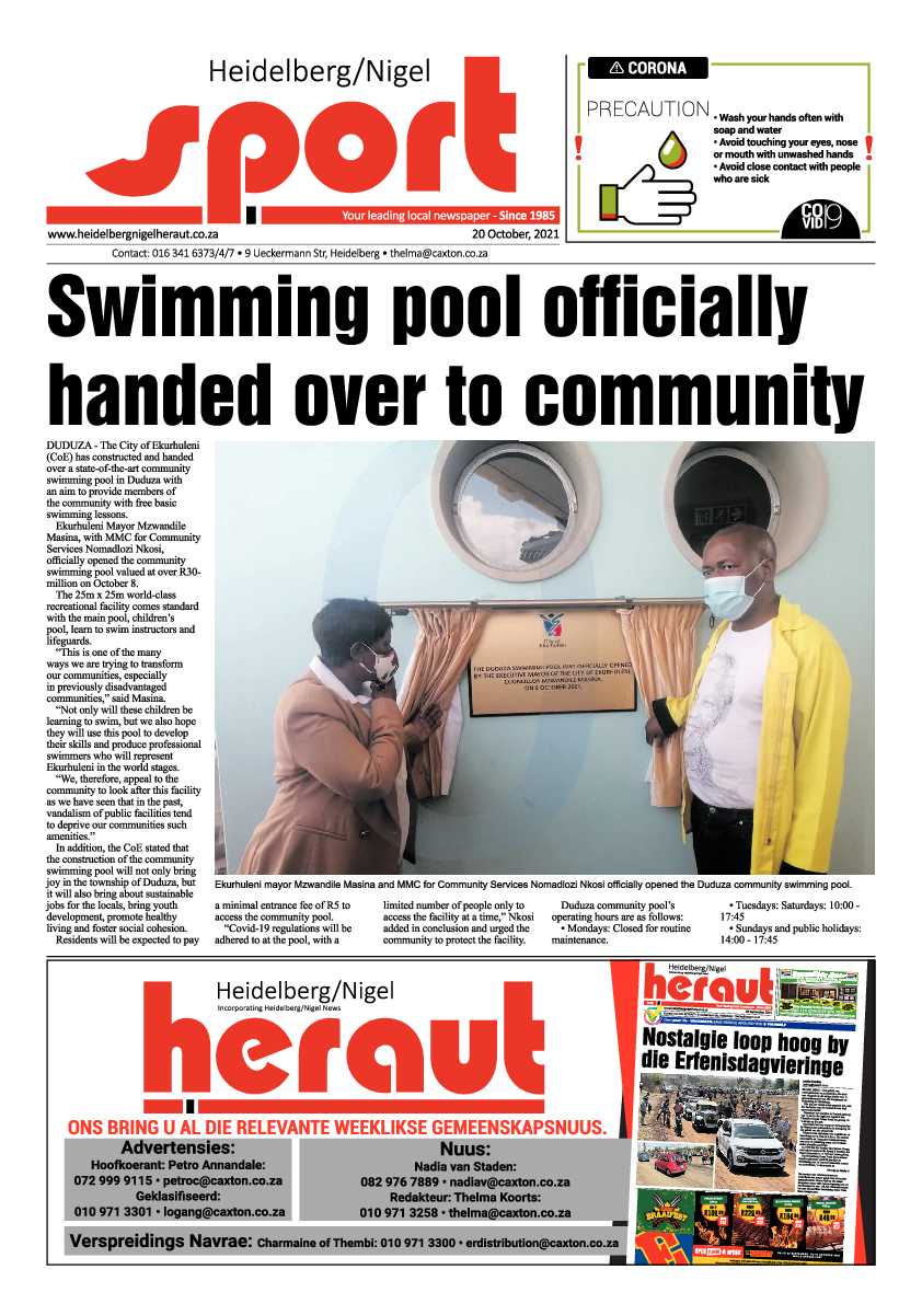 Heidelberg Nigel Herald 20 October 2021 page 12