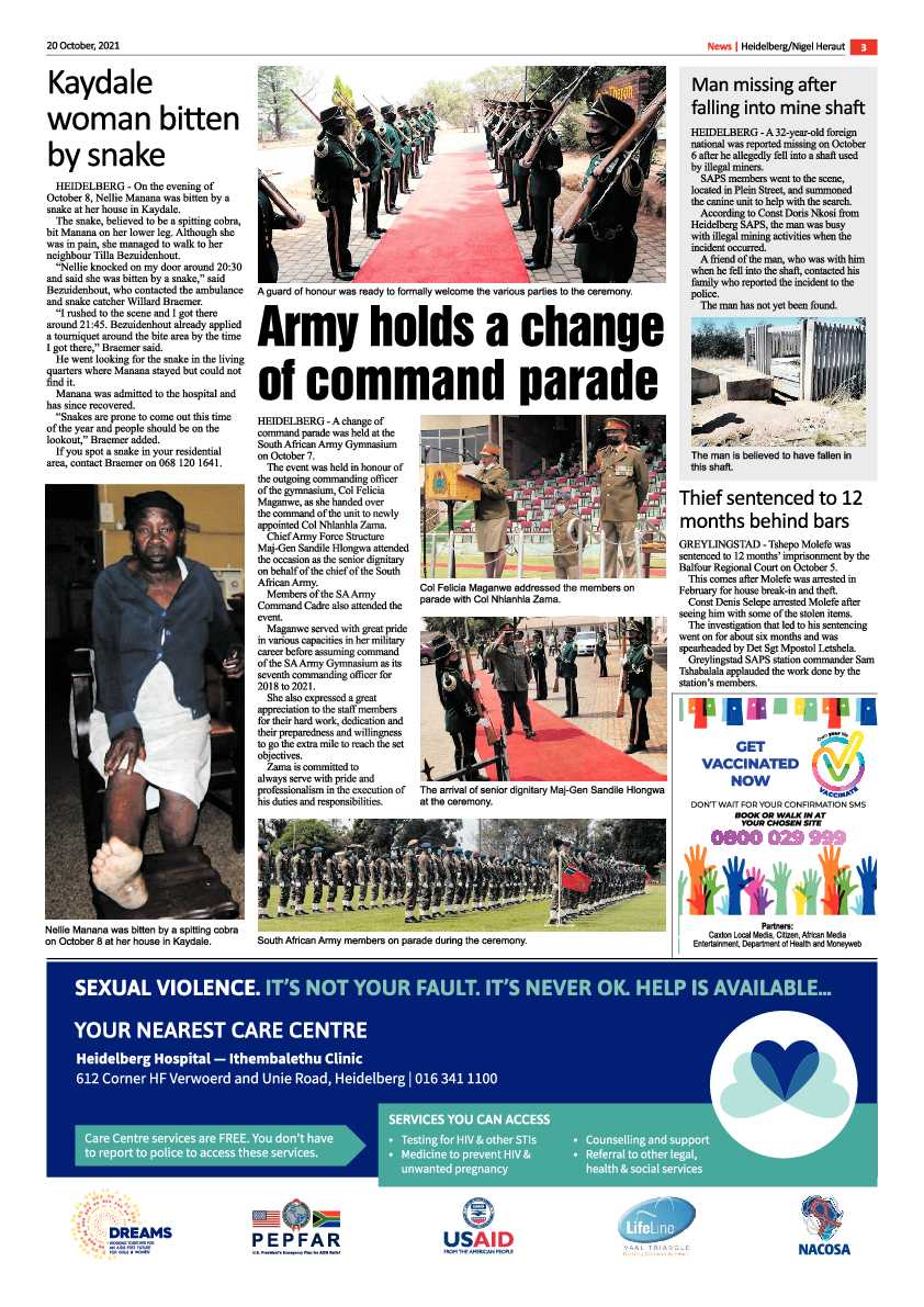 Heidelberg Nigel Herald 20 October 2021 page 3