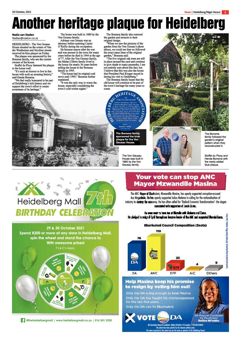 Heidelberg Nigel Herald 20 October 2021 page 5