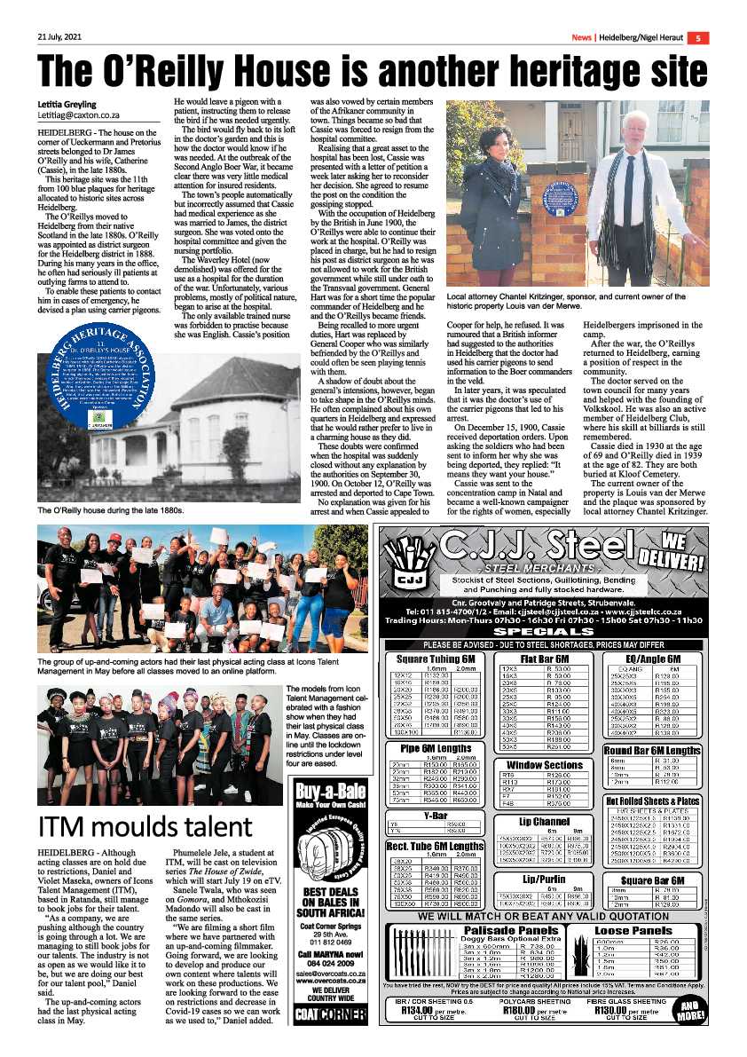 Heidelberg Nigel Herald 21 July 2021 page 5