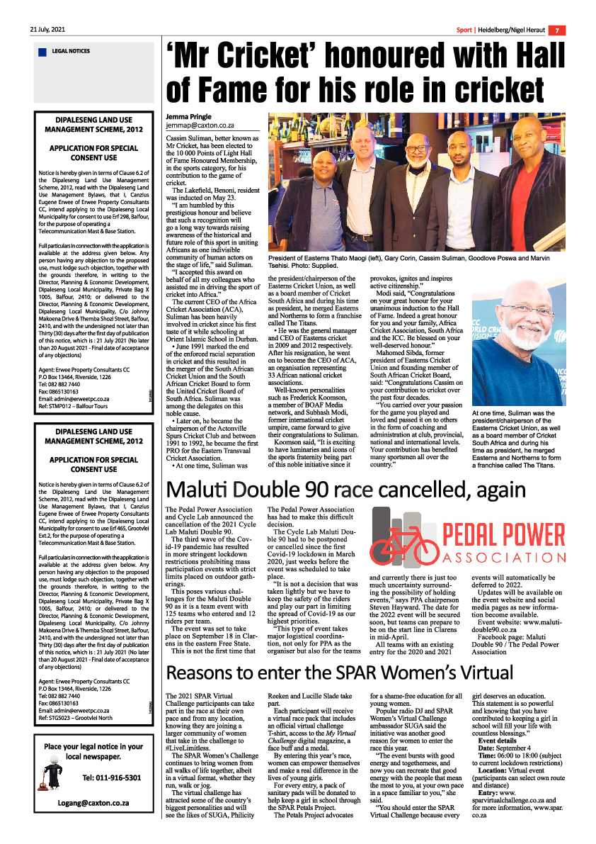 Heidelberg Nigel Herald 21 July 2021 page 7