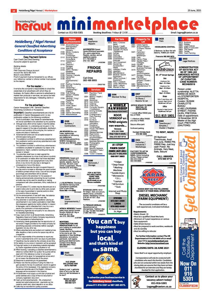 Heidelberg Nigel Herald 23 June 2021 page 10