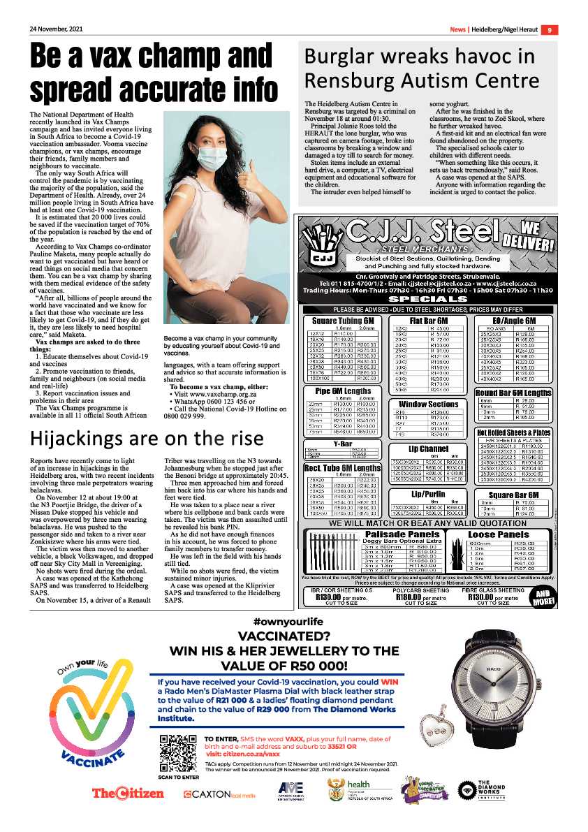 Heidelberg Nigel Herald 24 November 2021 page 11