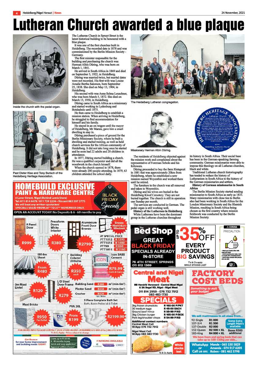 Heidelberg Nigel Herald 24 November 2021 page 6