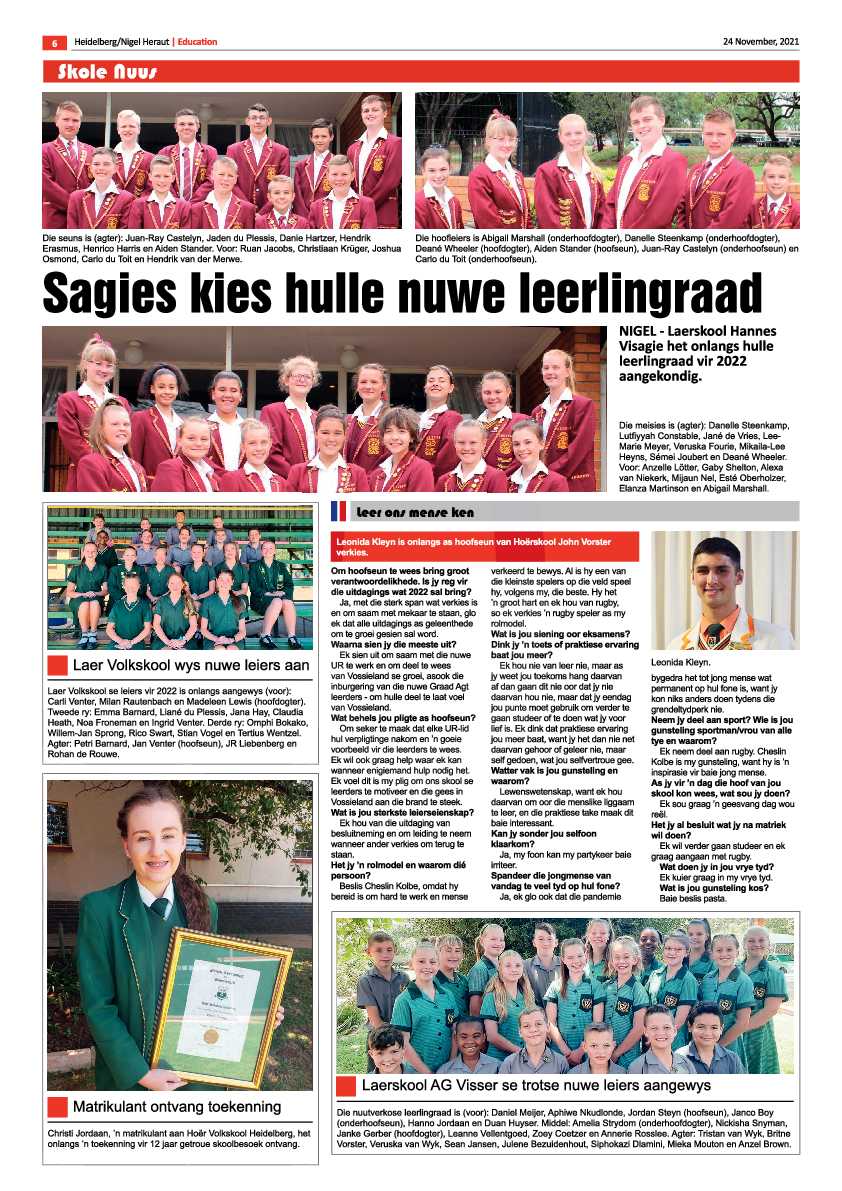 Heidelberg Nigel Herald 24 November 2021 page 8
