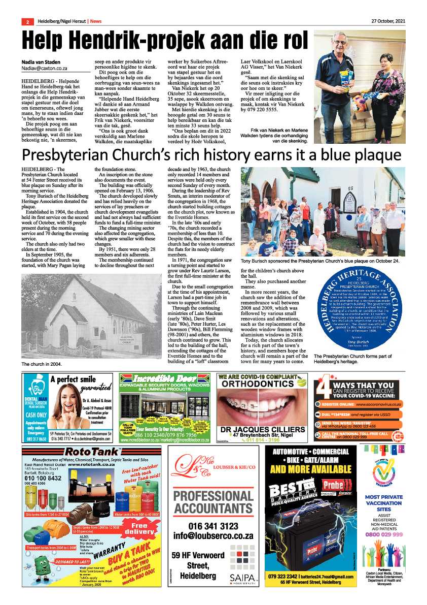 Heidelberg Nigel Herald 27 October 2021 page 2