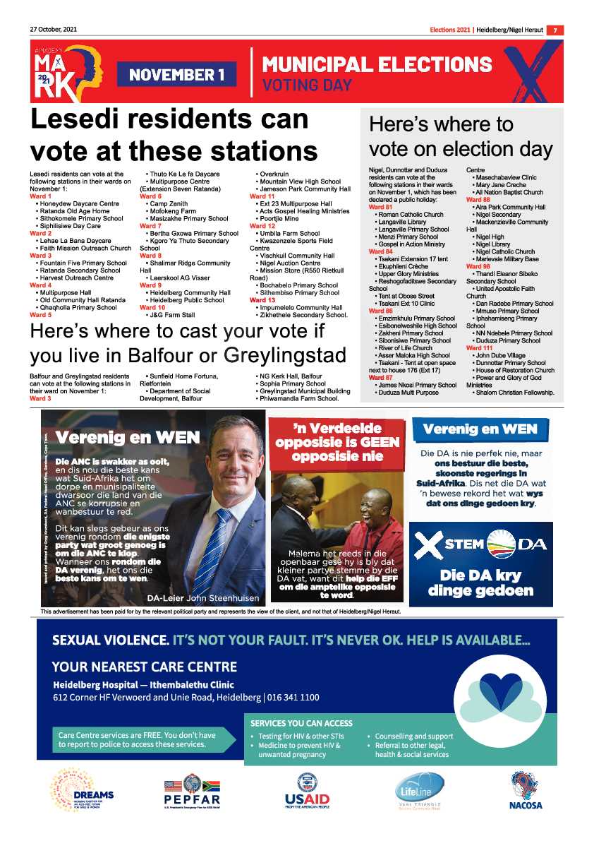 Heidelberg Nigel Herald 27 October 2021 page 7