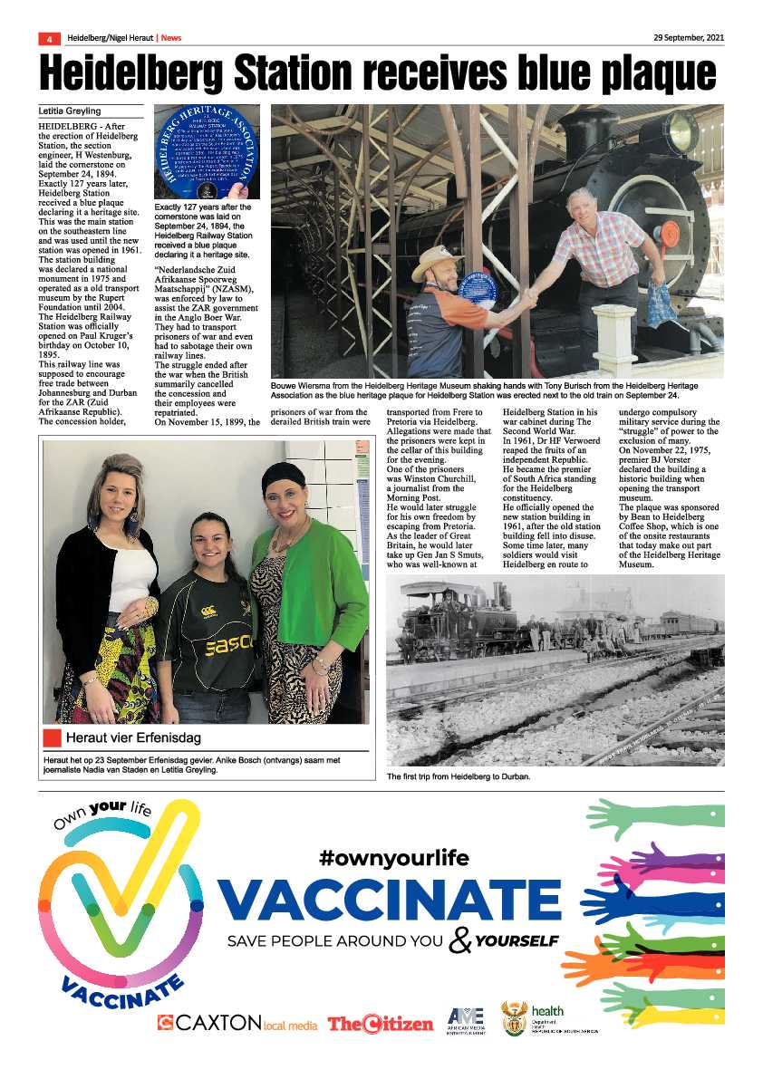 Heidelberg Nigel Herald 29 September 2021 page 4
