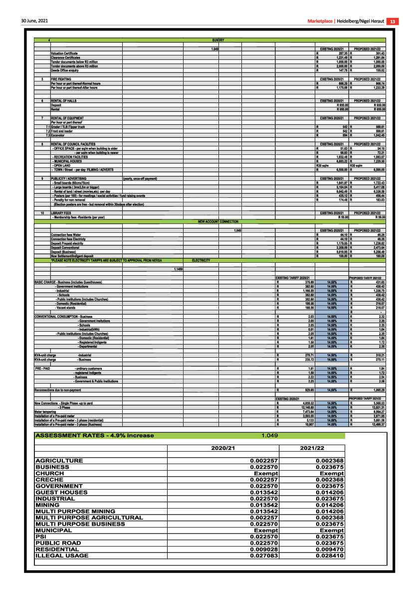 Heidelberg Nigel Herald 30 June 2021 page 13