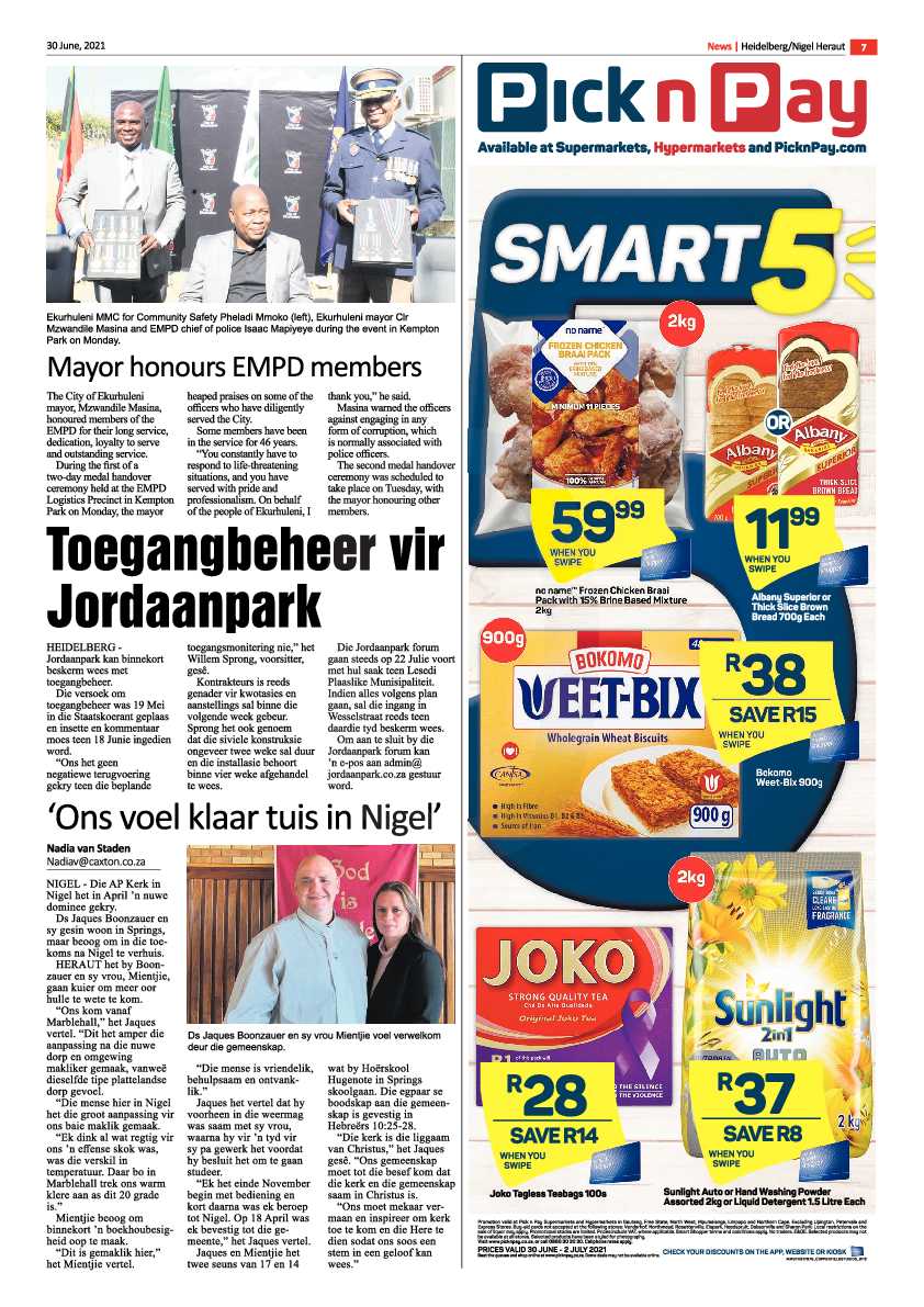 Heidelberg Nigel Herald 30 June 2021 page 7