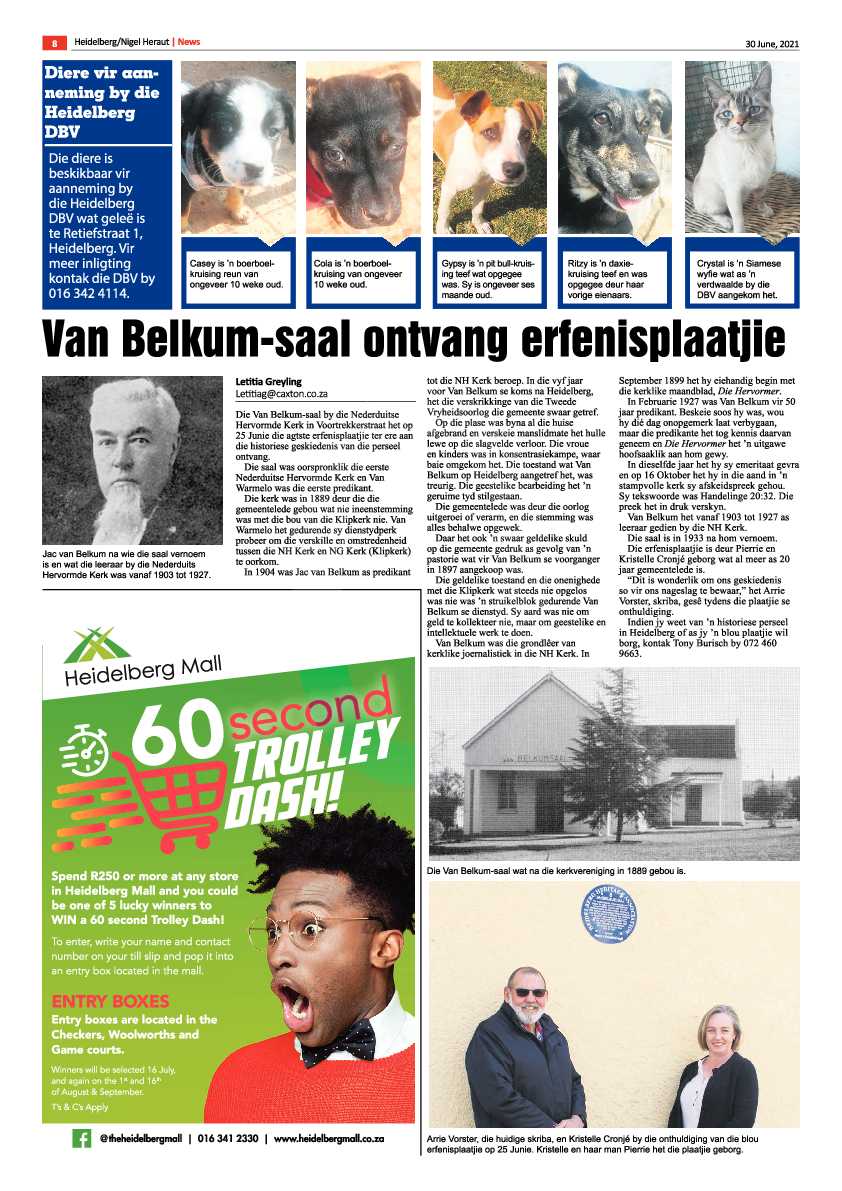 Heidelberg Nigel Herald 30 June 2021 page 8