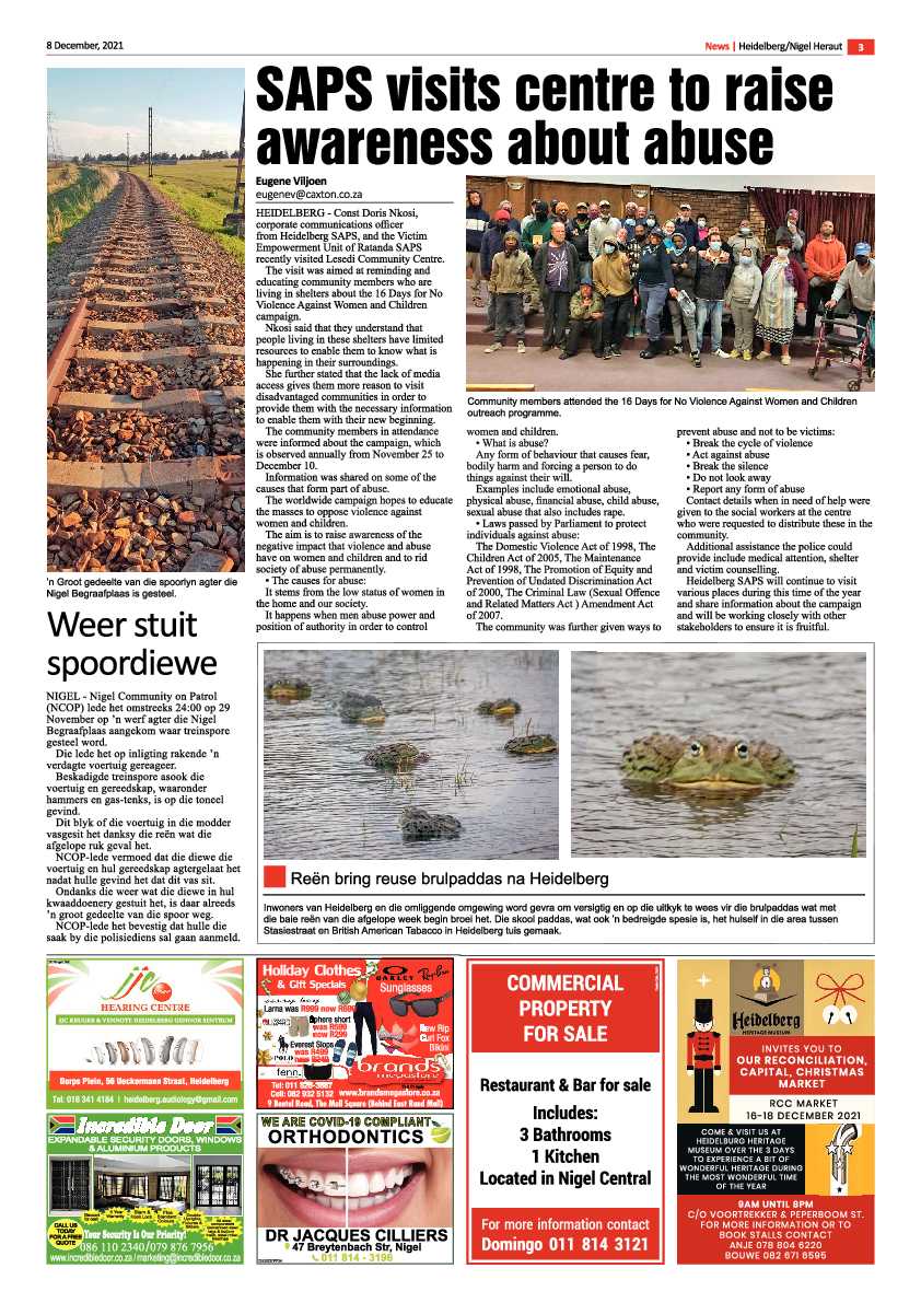 Heidelberg Nigel Herald 8 December 2021 page 3