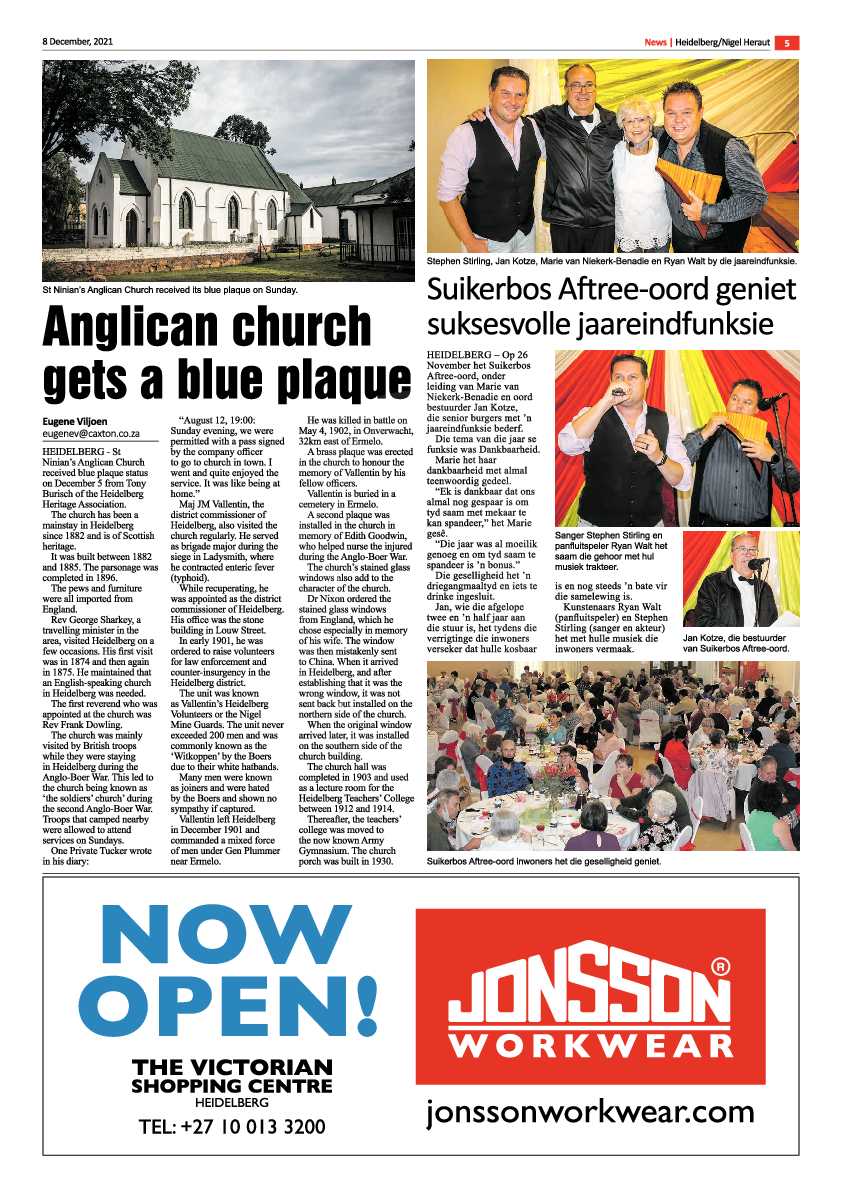 Heidelberg Nigel Herald 8 December 2021 page 5