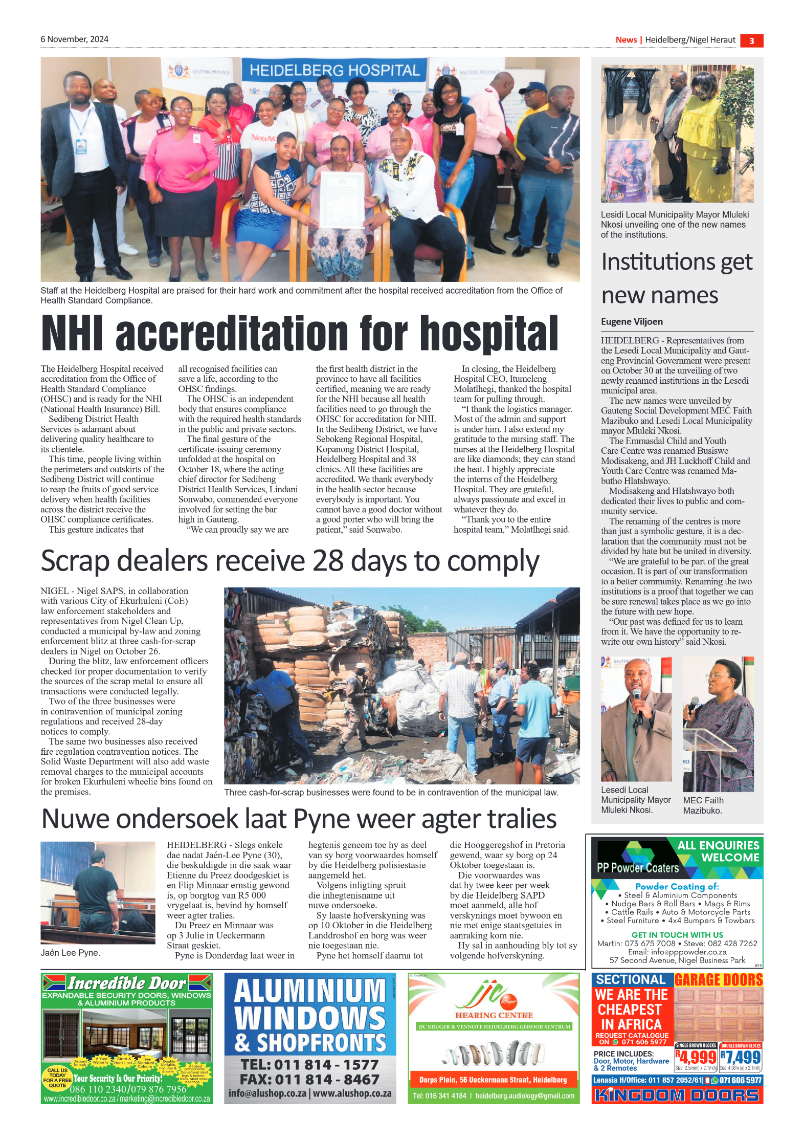 Heidelberg Nigel Heraut 6 November 2024 page 3