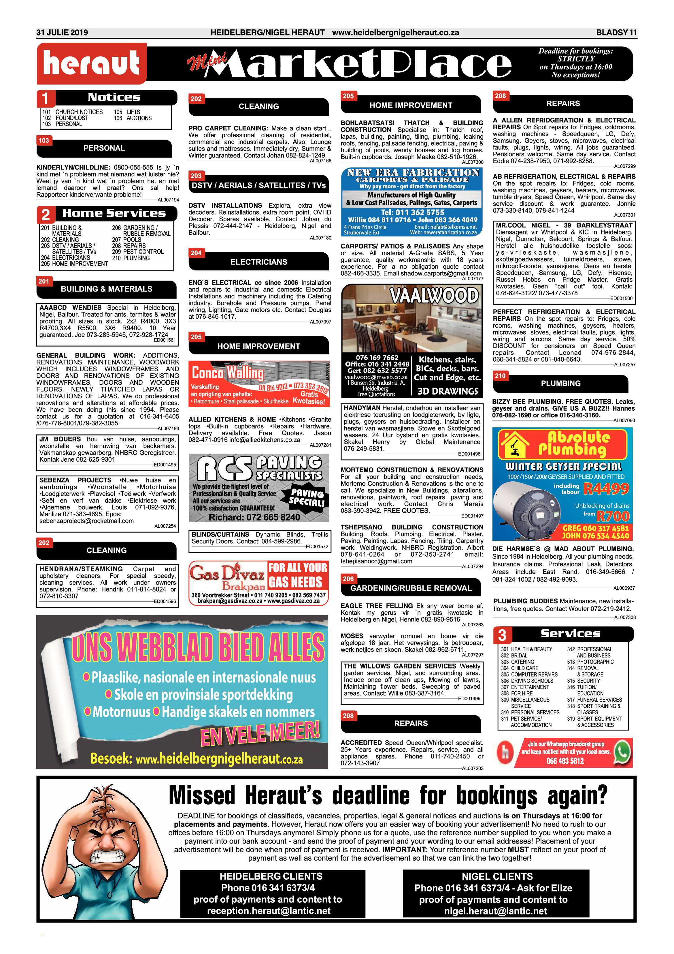 Heidelberg Nigel Heraut – 31 July 2019 page 11