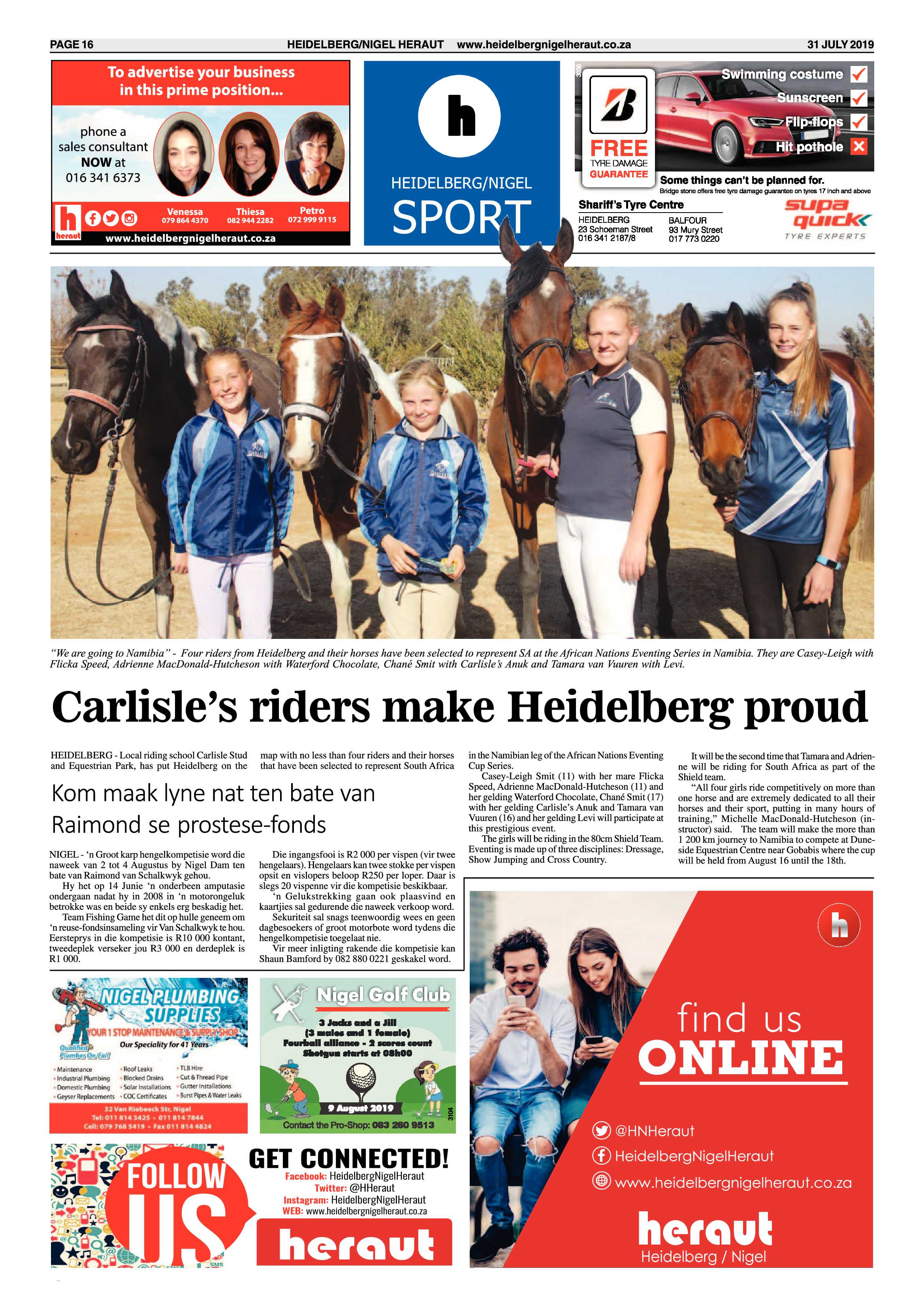 Heidelberg Nigel Heraut – 31 July 2019 page 16