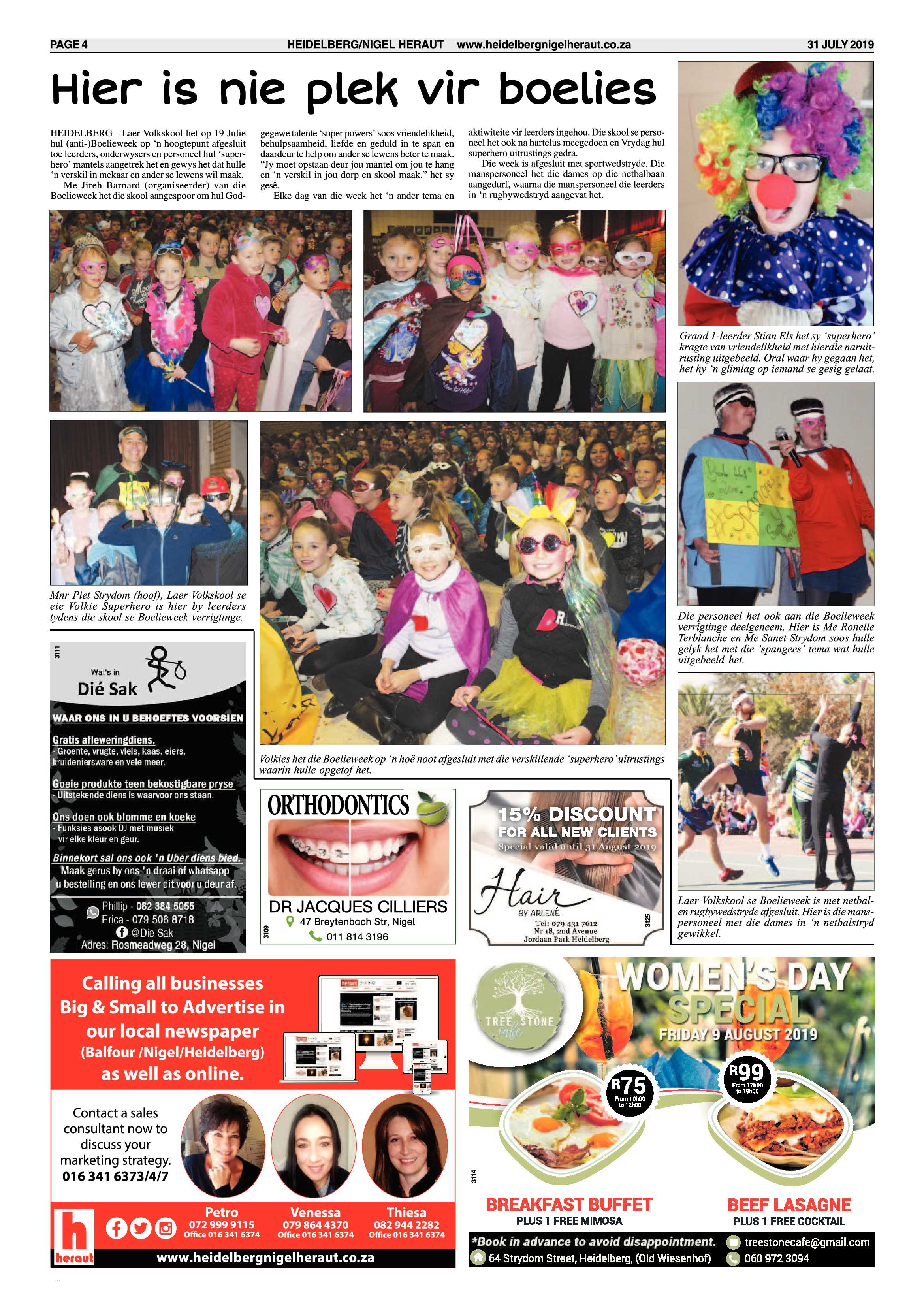 Heidelberg Nigel Heraut – 31 July 2019 page 4