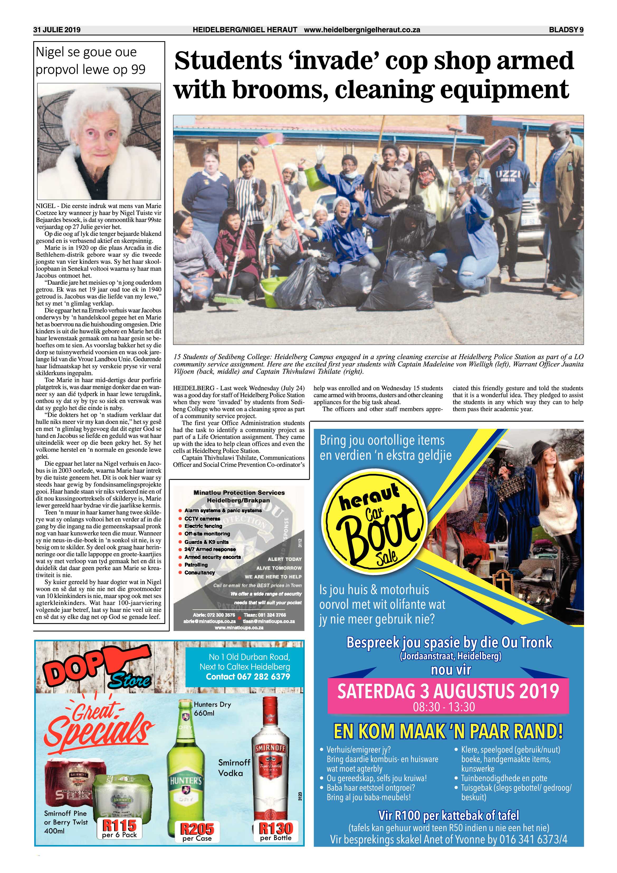 Heidelberg Nigel Heraut – 31 July 2019 page 9