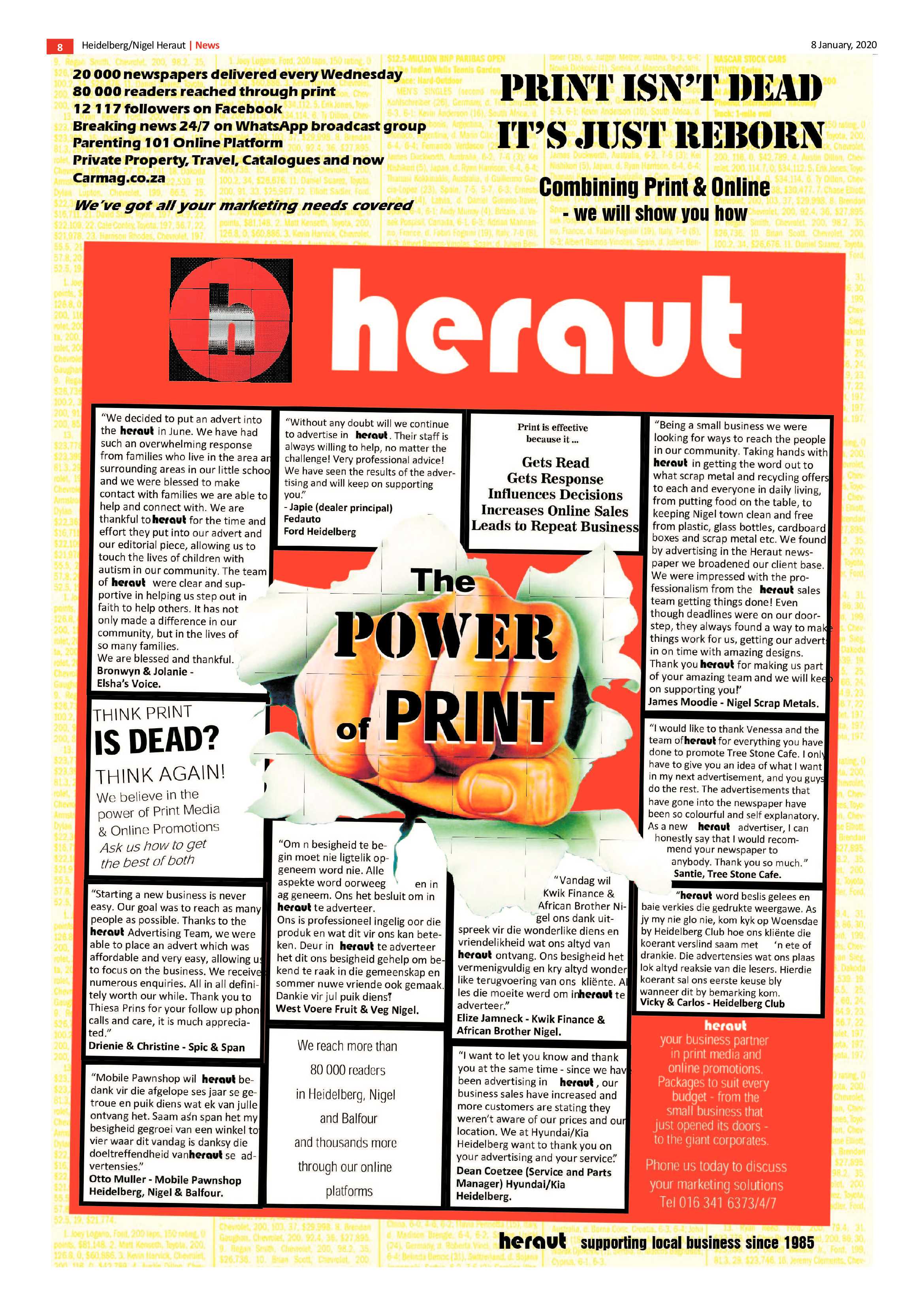 Heidelberg Nigel Heraut 08 Janaury 2020 page 8