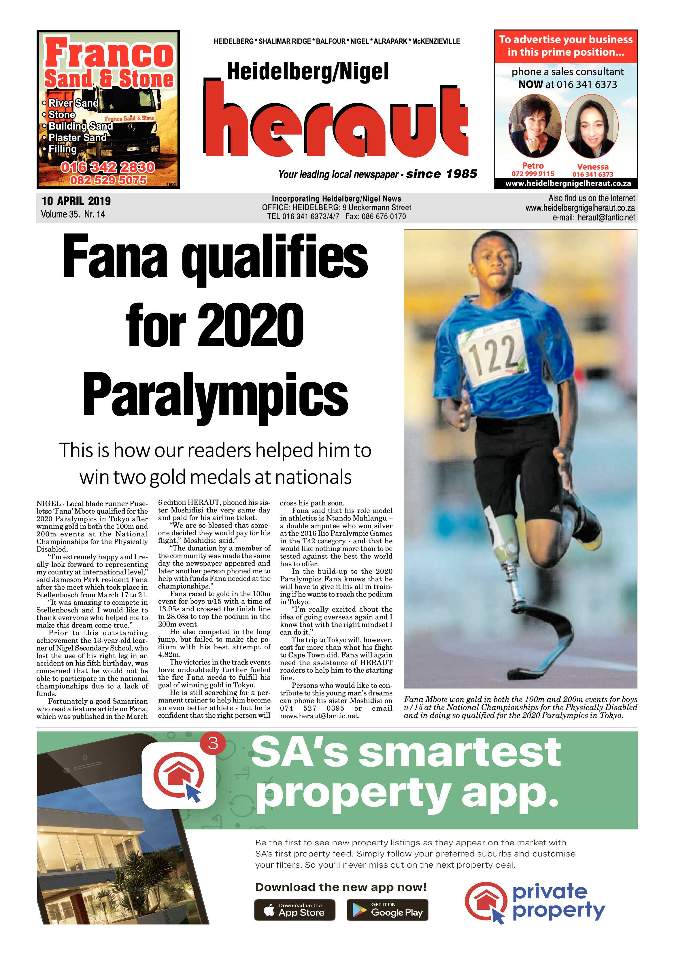 Heidelberg Nigel Heraut 10 April 2019 page 1