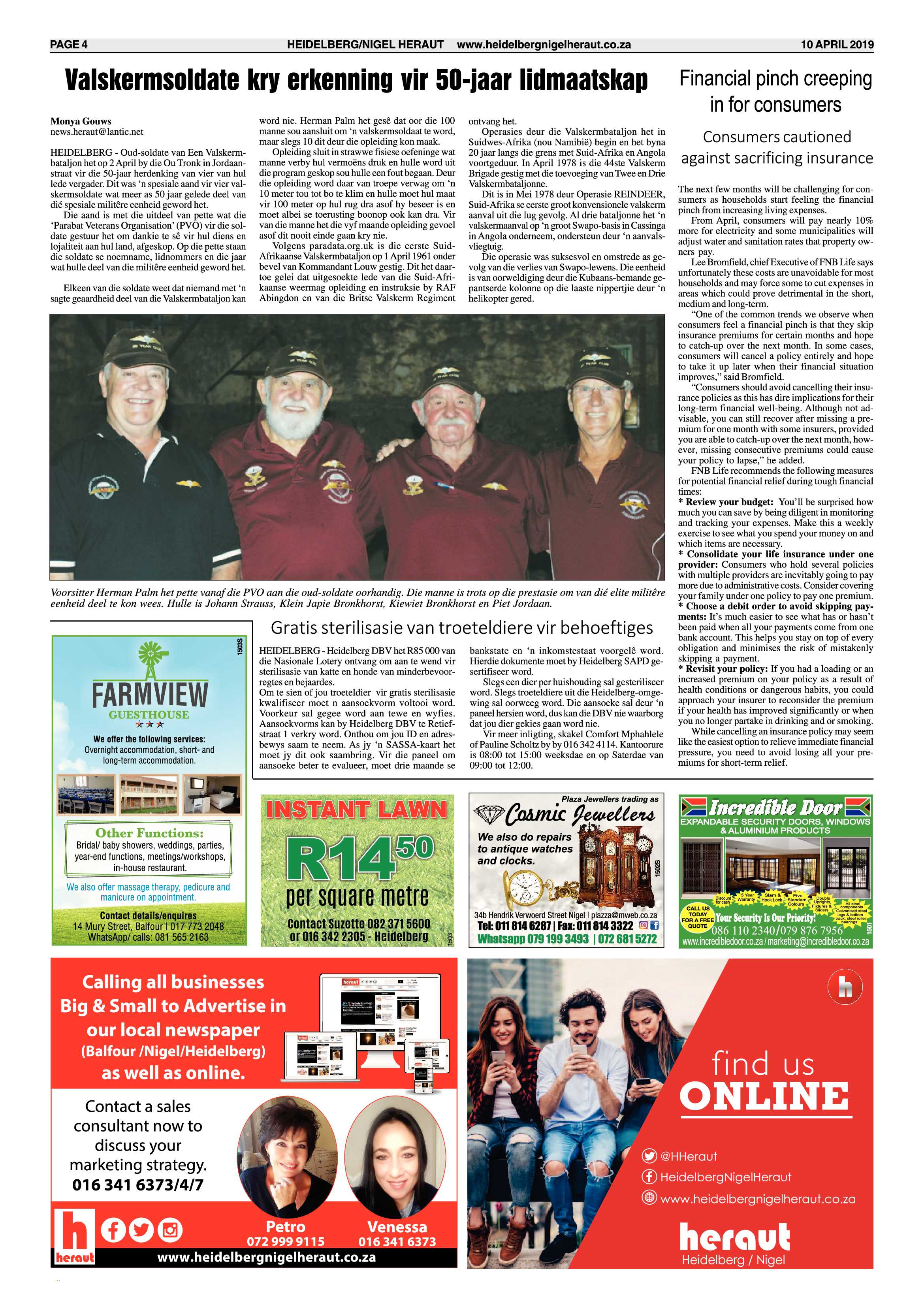 Heidelberg Nigel Heraut 10 April 2019 page 4