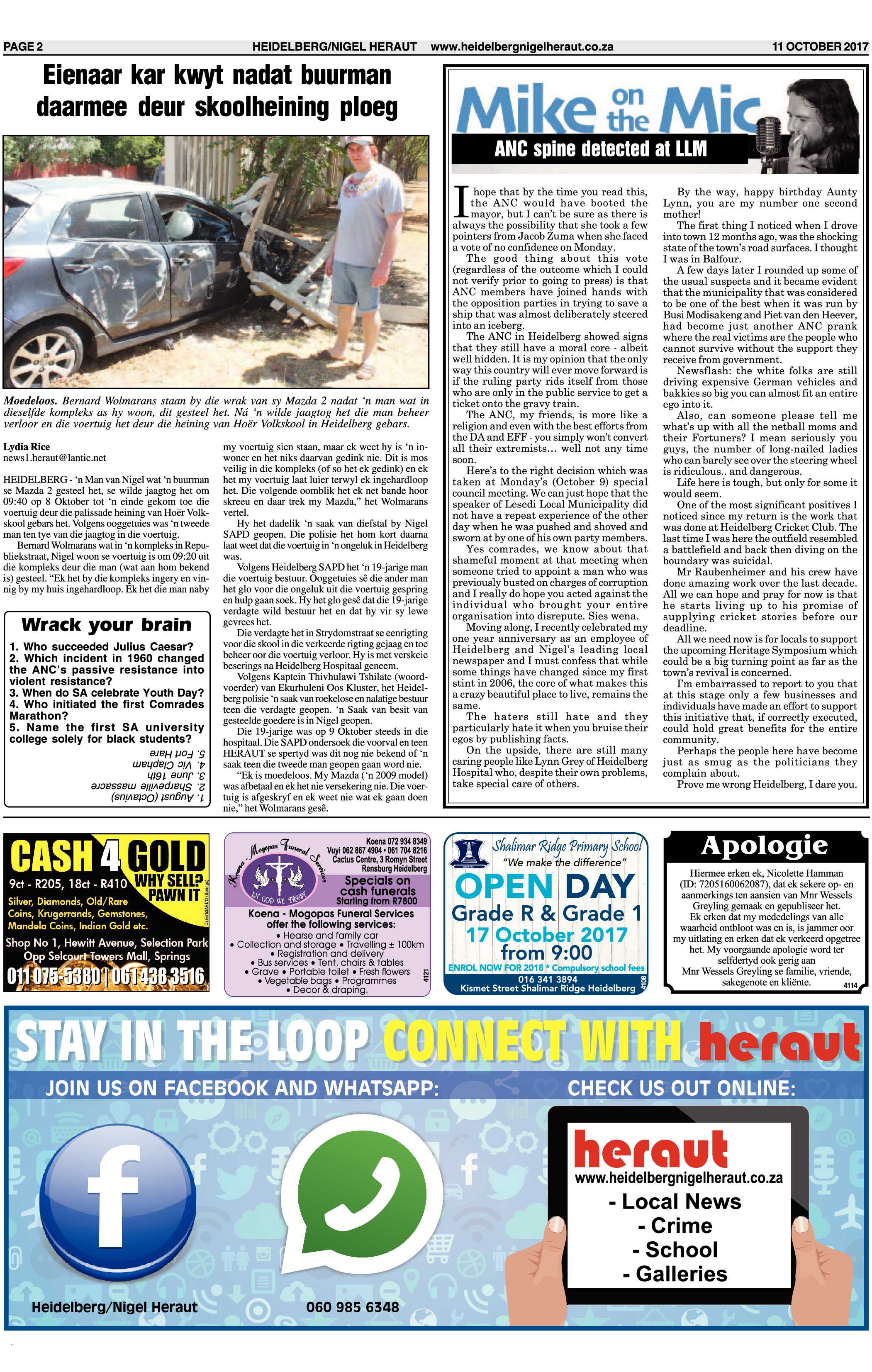 Heidelberg Nigel Heraut 11 October 2017 page 2