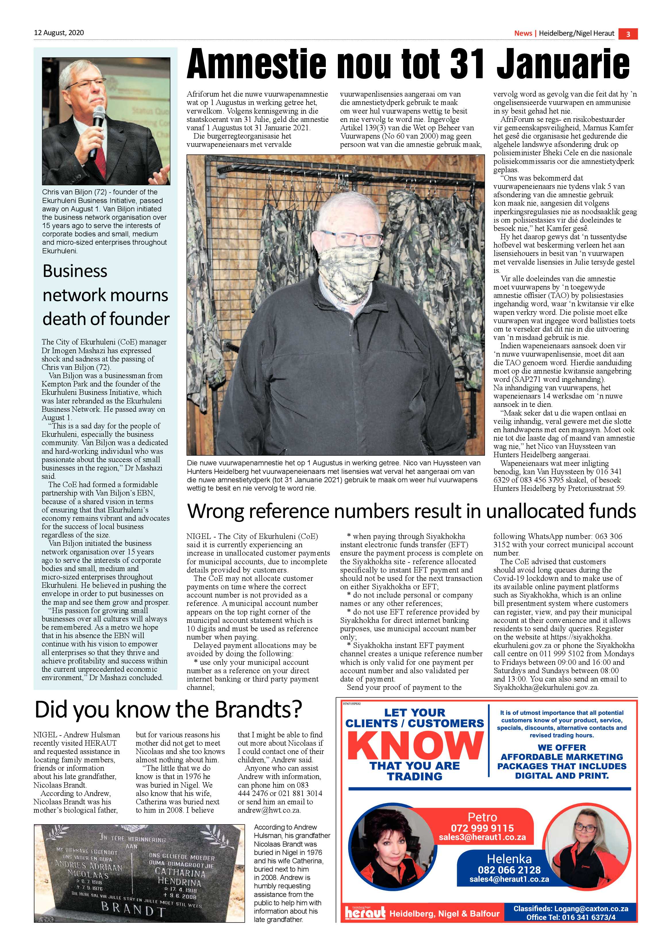 Heidelberg Nigel Heraut 12 August 2020 page 3