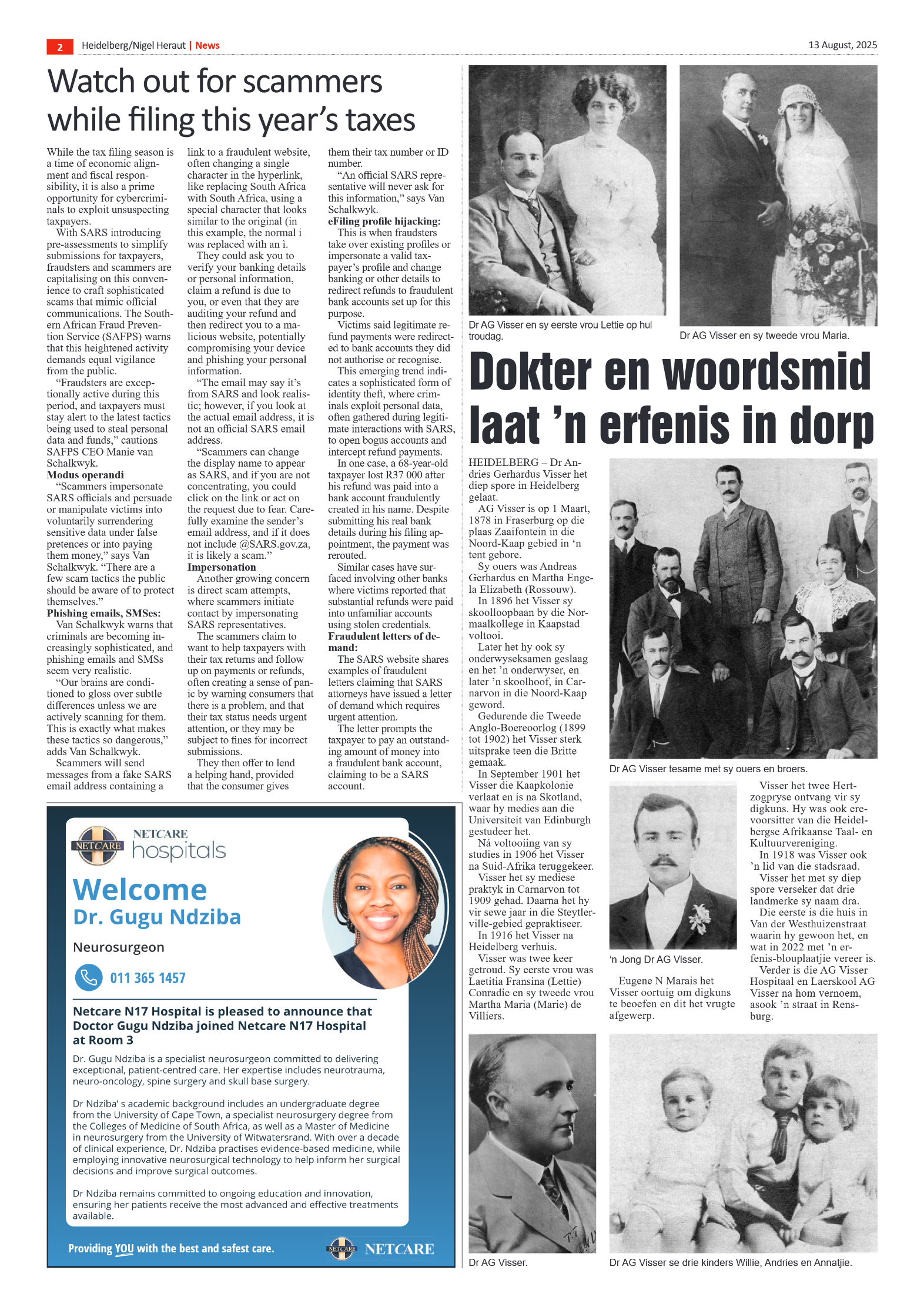 Heidelberg Nigel Heraut 13 August 2025 page 2