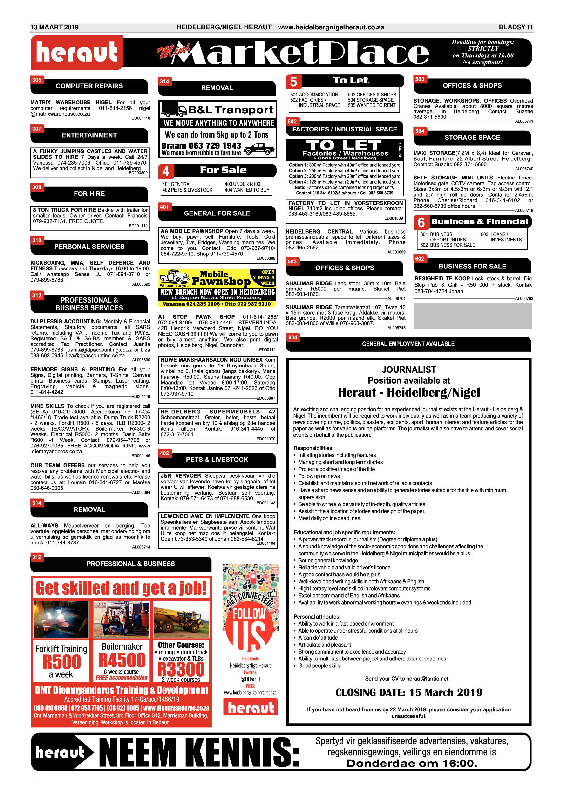 Heidelberg Nigel Heraut 13 March 2019 page 11