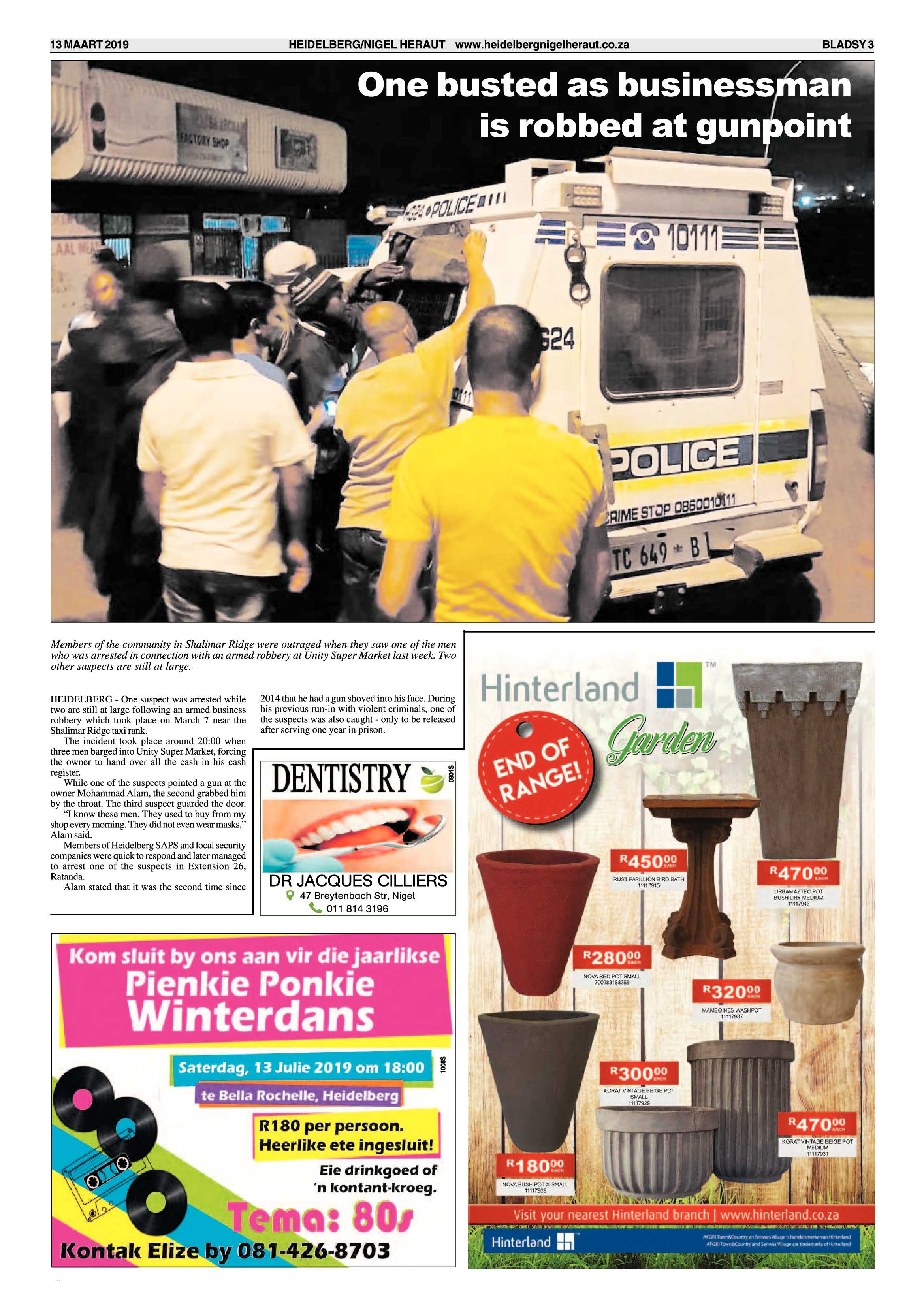 Heidelberg Nigel Heraut 13 March 2019 page 3
