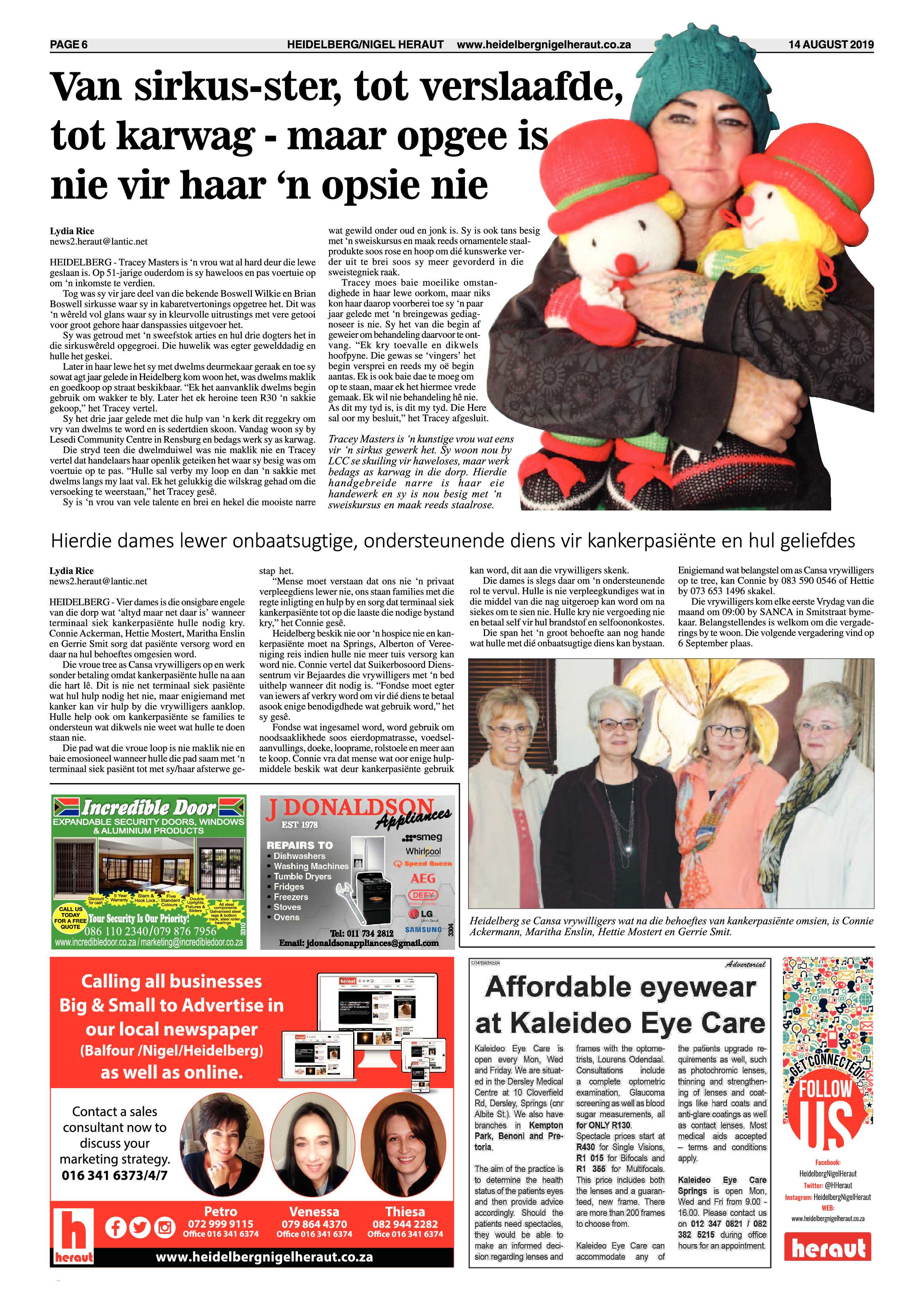 Heidelberg/Nigel Heraut 14 August 2019 page 6