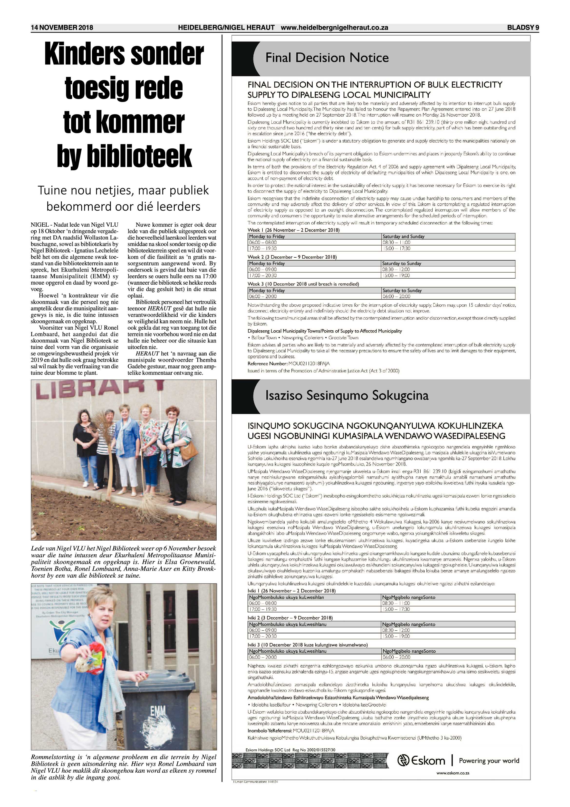 Heidelberg Nigel Heraut 14 November 2018 page 9